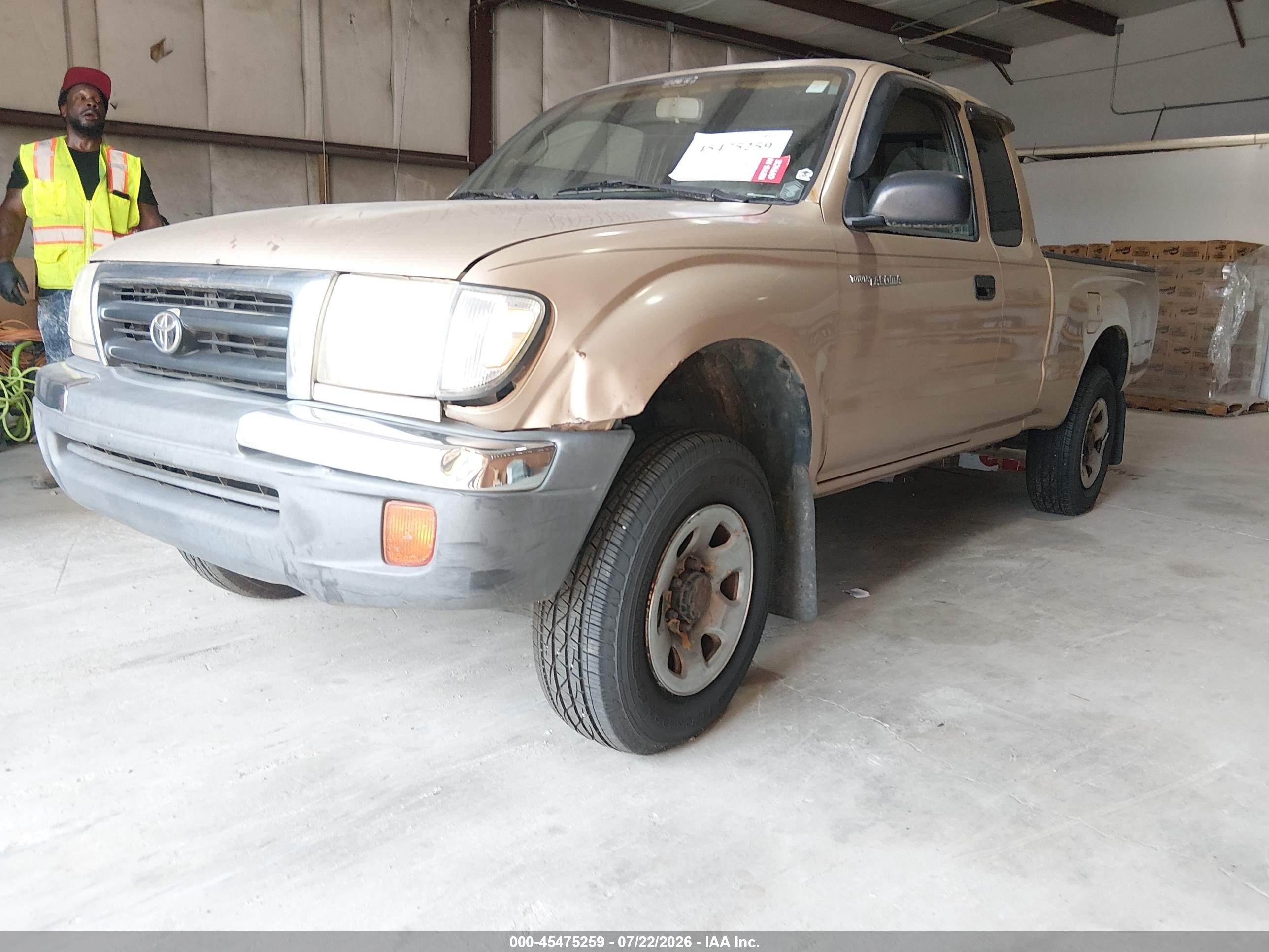 1999 Toyota Tacoma Prerunner V6 Tan vin: 4TASN92N3XZ557705