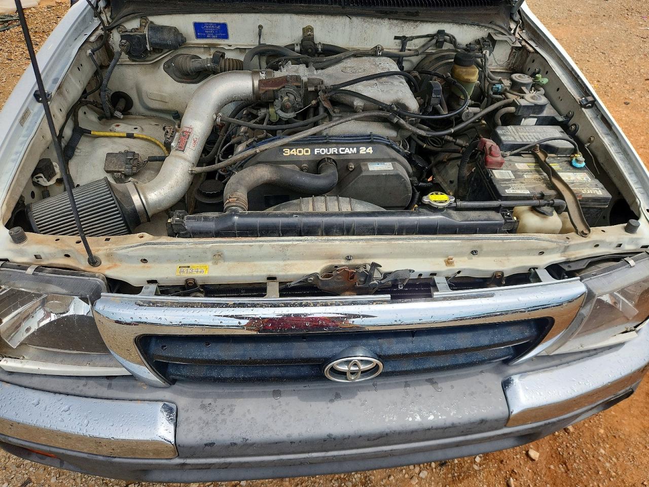 2000 Toyota Tacoma Xtracab Prerunner White vin: 4TASN92N3YZ578278