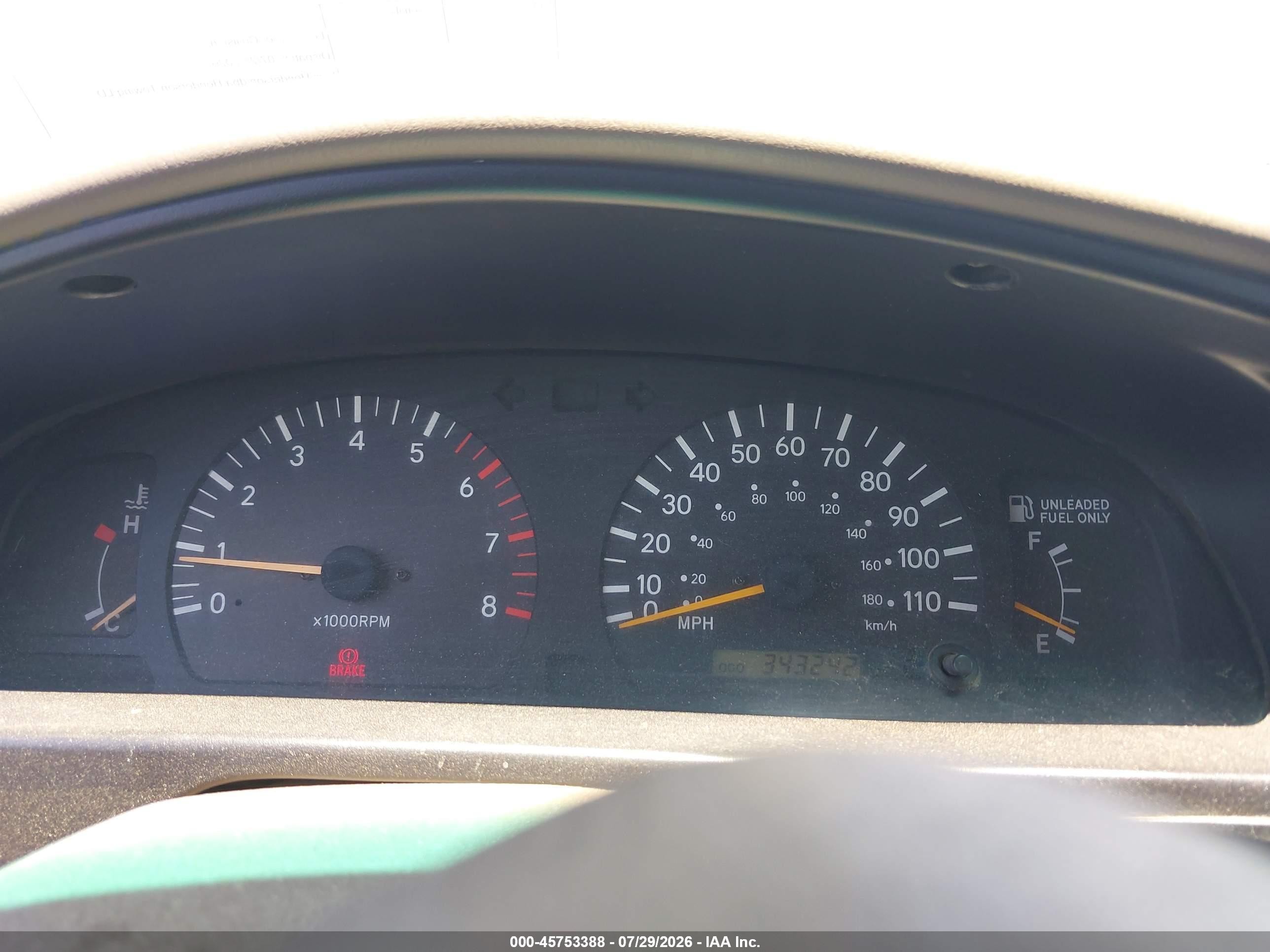 2000 Toyota Tacoma Prerunner V6 Black vin: 4TASN92N3YZ612929