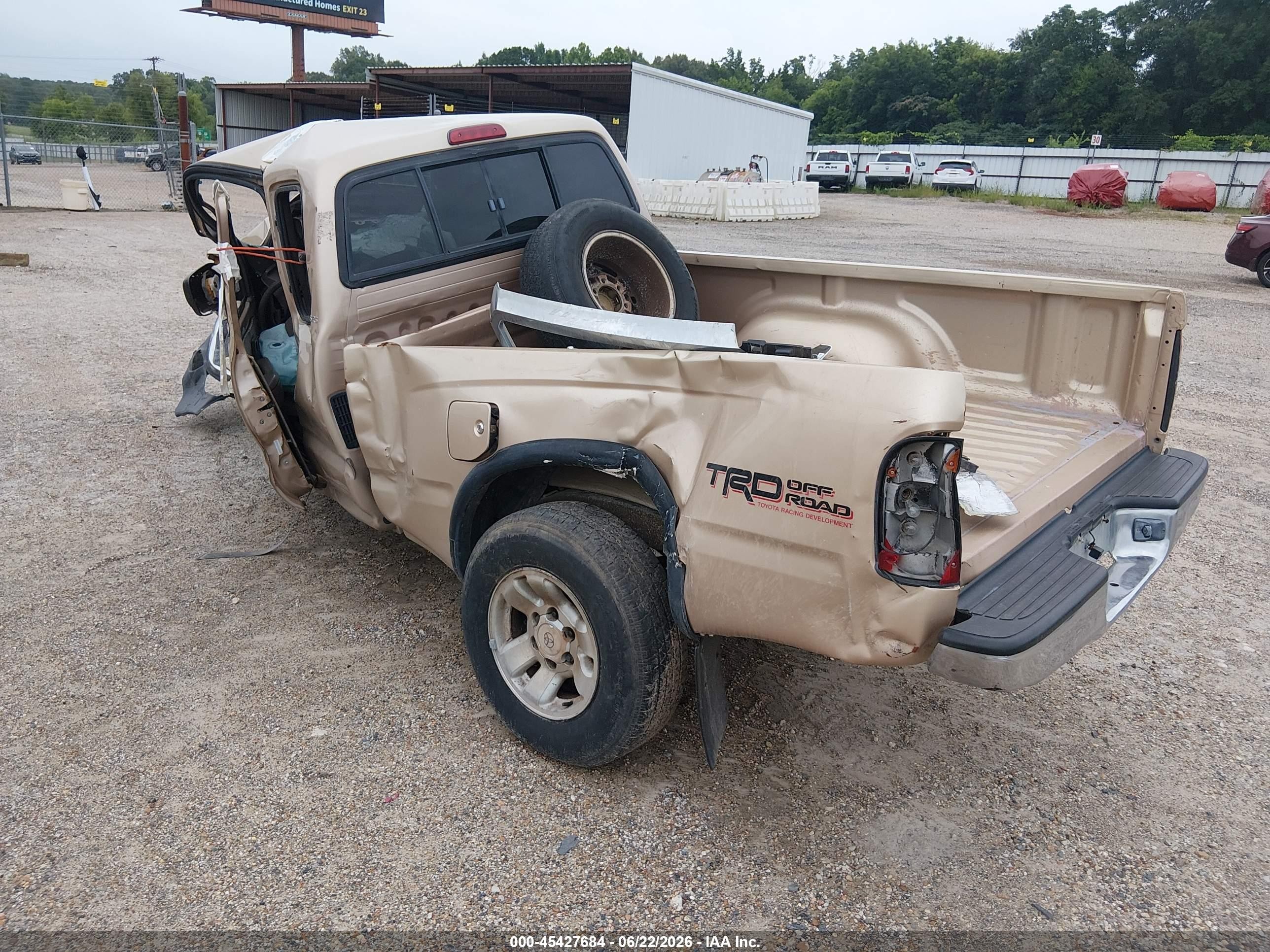 2000 Toyota Tacoma Prerunner V6 Tan vin: 4TASN92N3YZ616740
