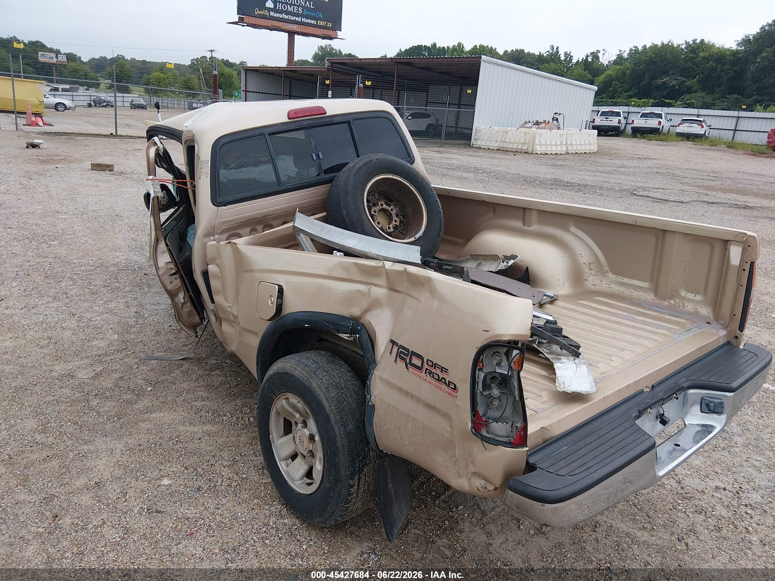 2000 Toyota Tacoma Prerunner V6 Tan vin: 4TASN92N3YZ616740