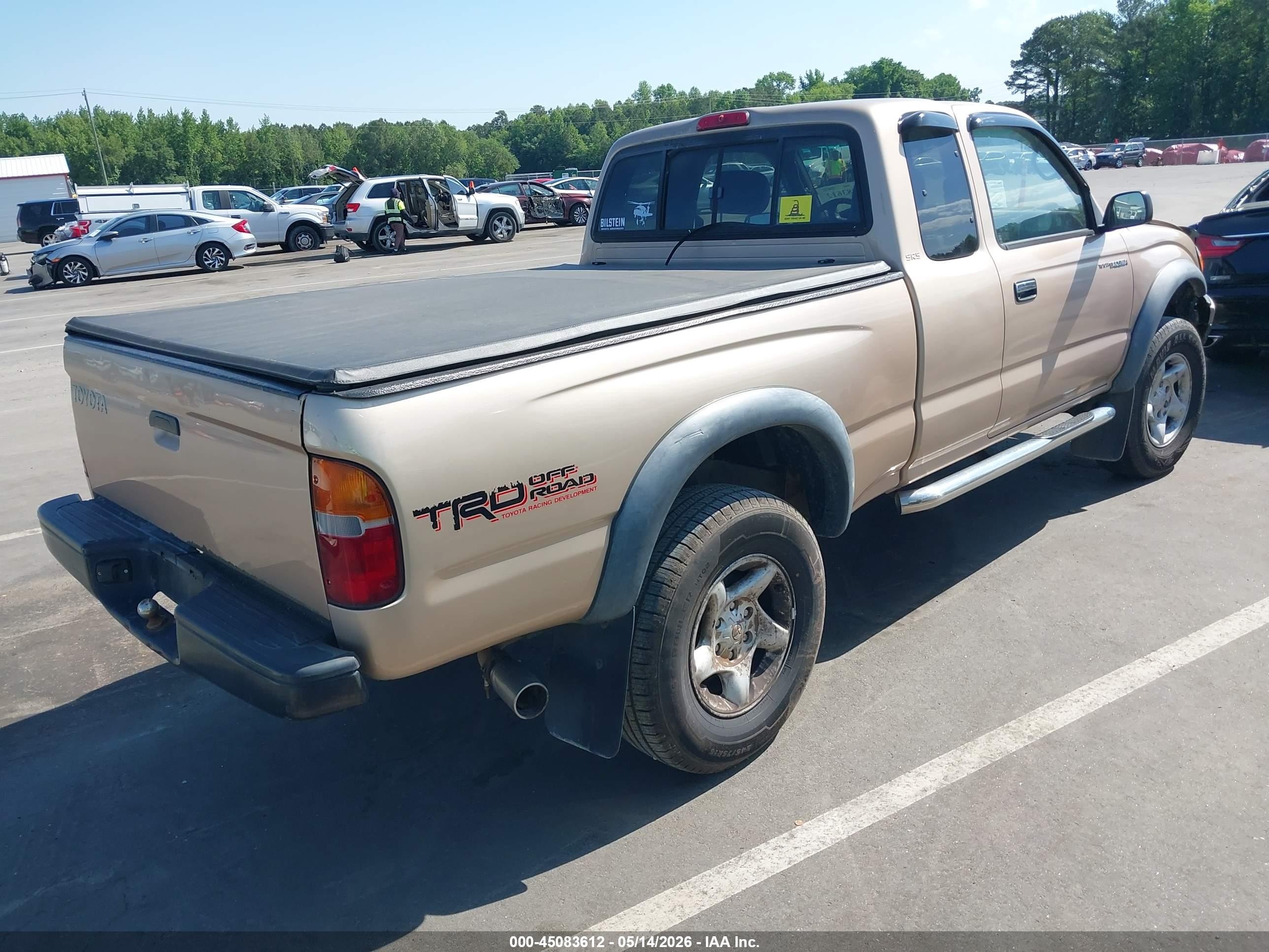 1999 Toyota Tacoma Prerunner V6 Champagne vin: 4TASN92N4XZ533252