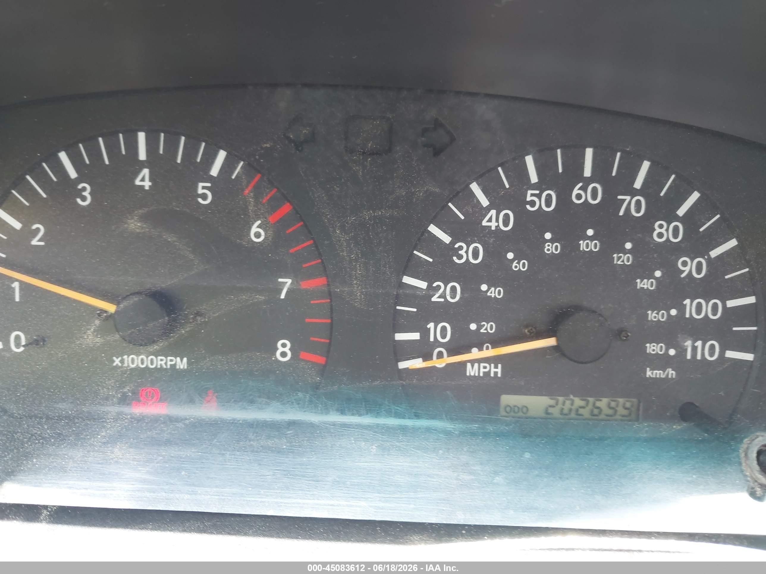1999 Toyota Tacoma Prerunner V6 Champagne vin: 4TASN92N4XZ533252