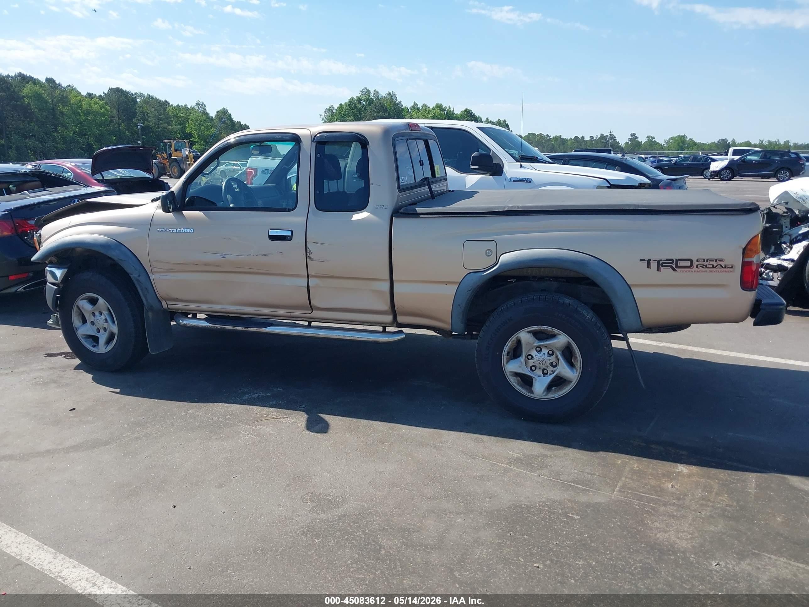 1999 Toyota Tacoma Prerunner V6 Champagne vin: 4TASN92N4XZ533252