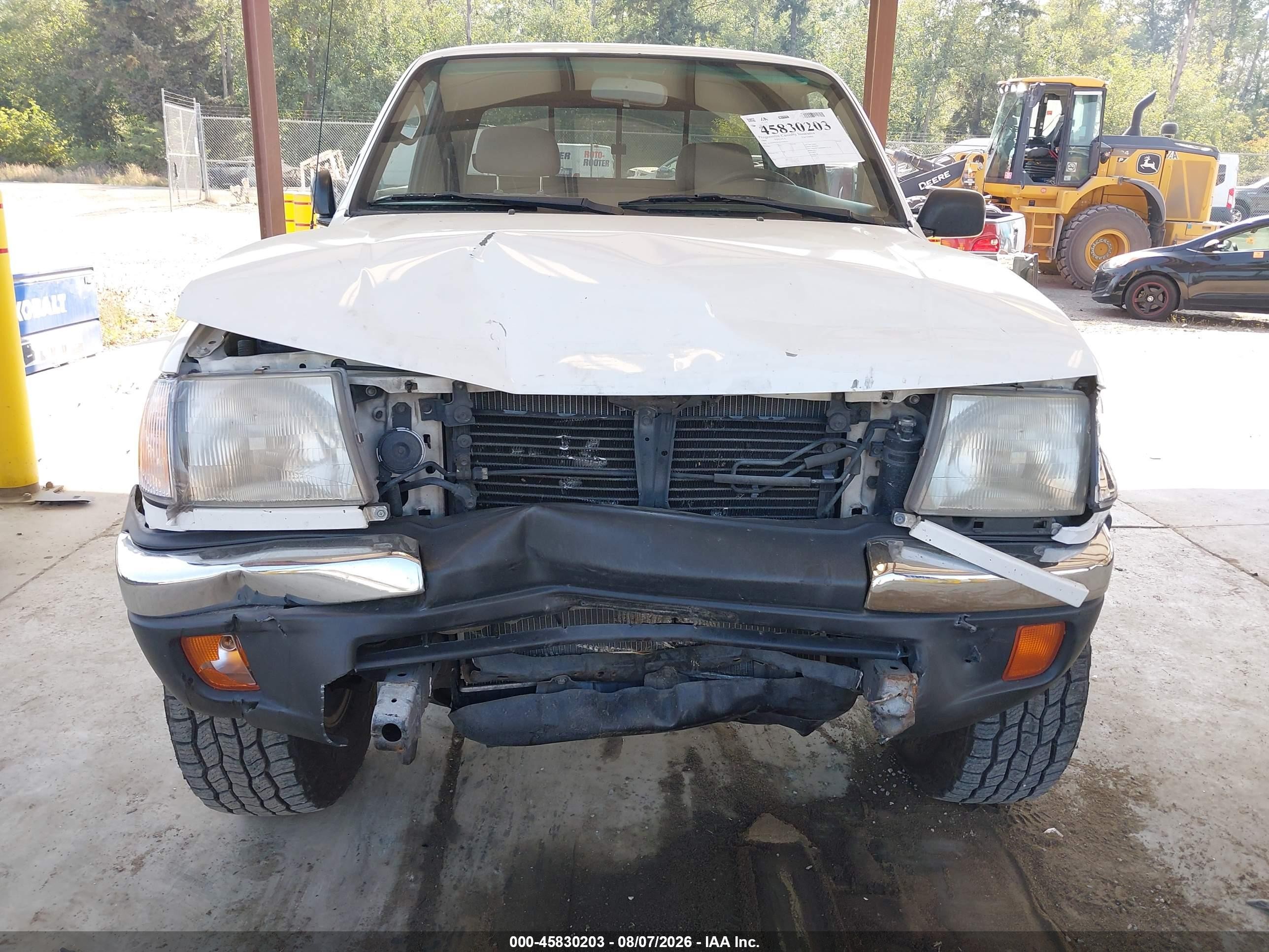 1999 Toyota Tacoma Prerunner V6 White vin: 4TASN92N4XZ560631