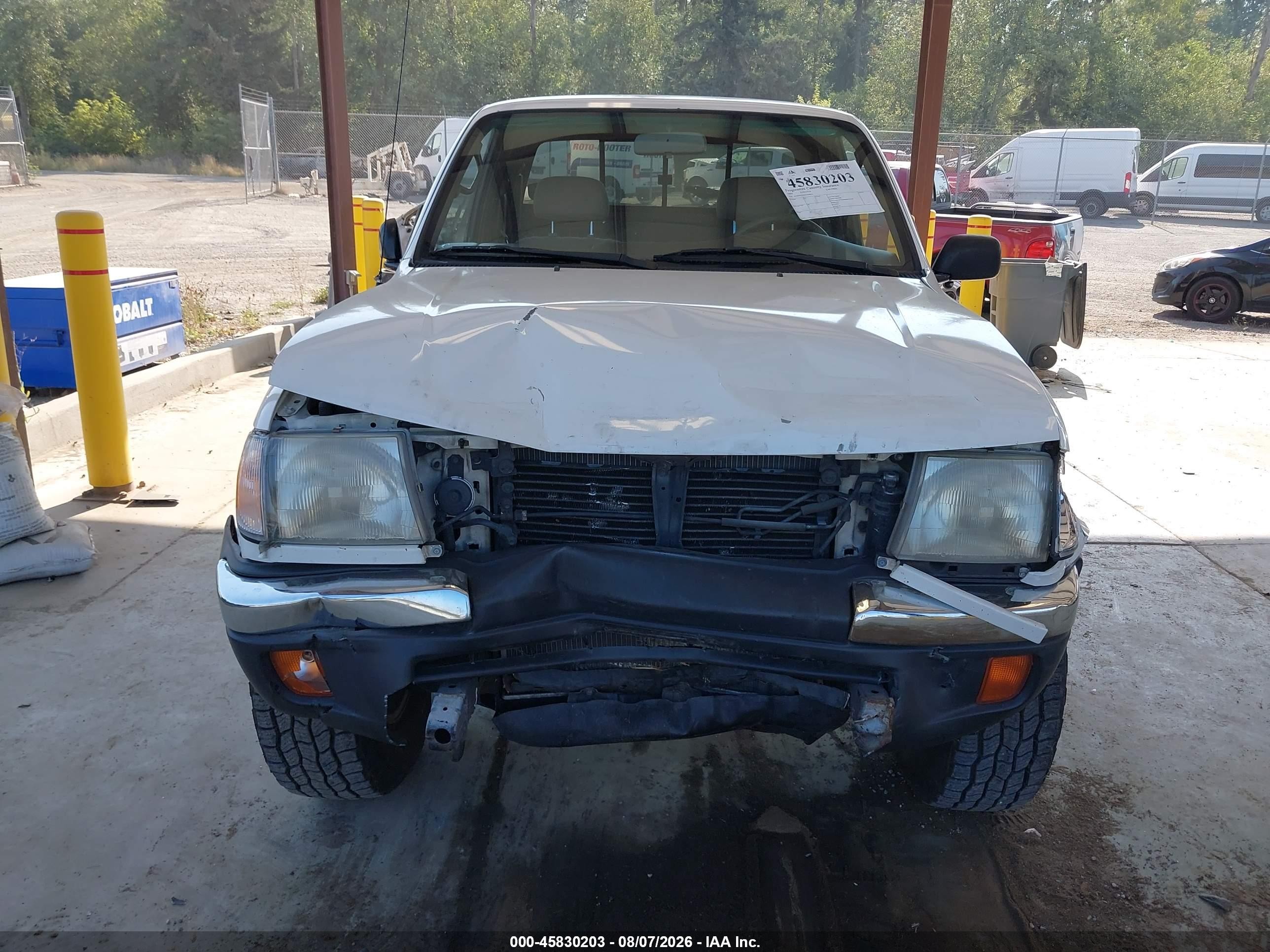 1999 Toyota Tacoma Prerunner V6 White vin: 4TASN92N4XZ560631