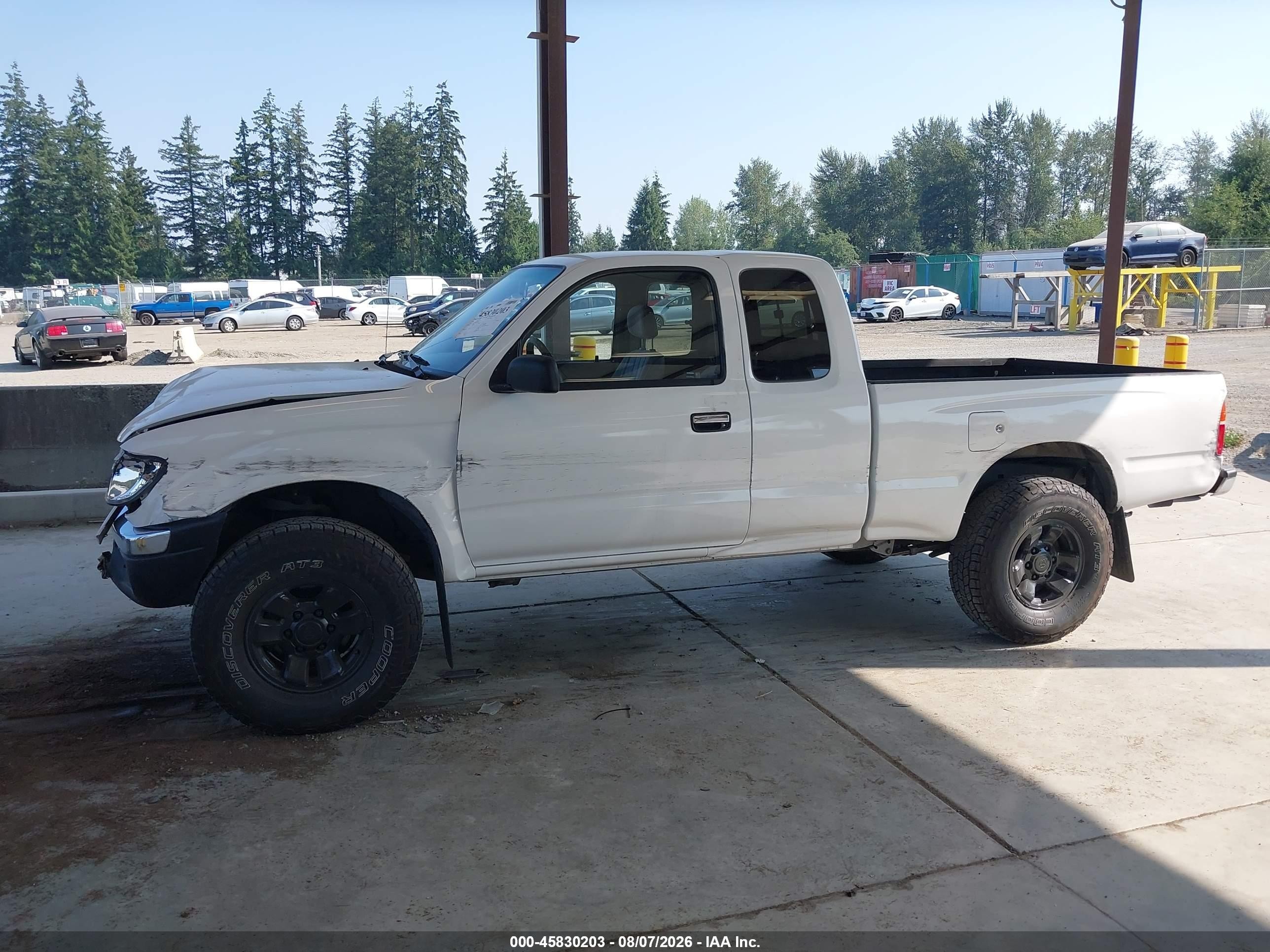 1999 Toyota Tacoma Prerunner V6 White vin: 4TASN92N4XZ560631