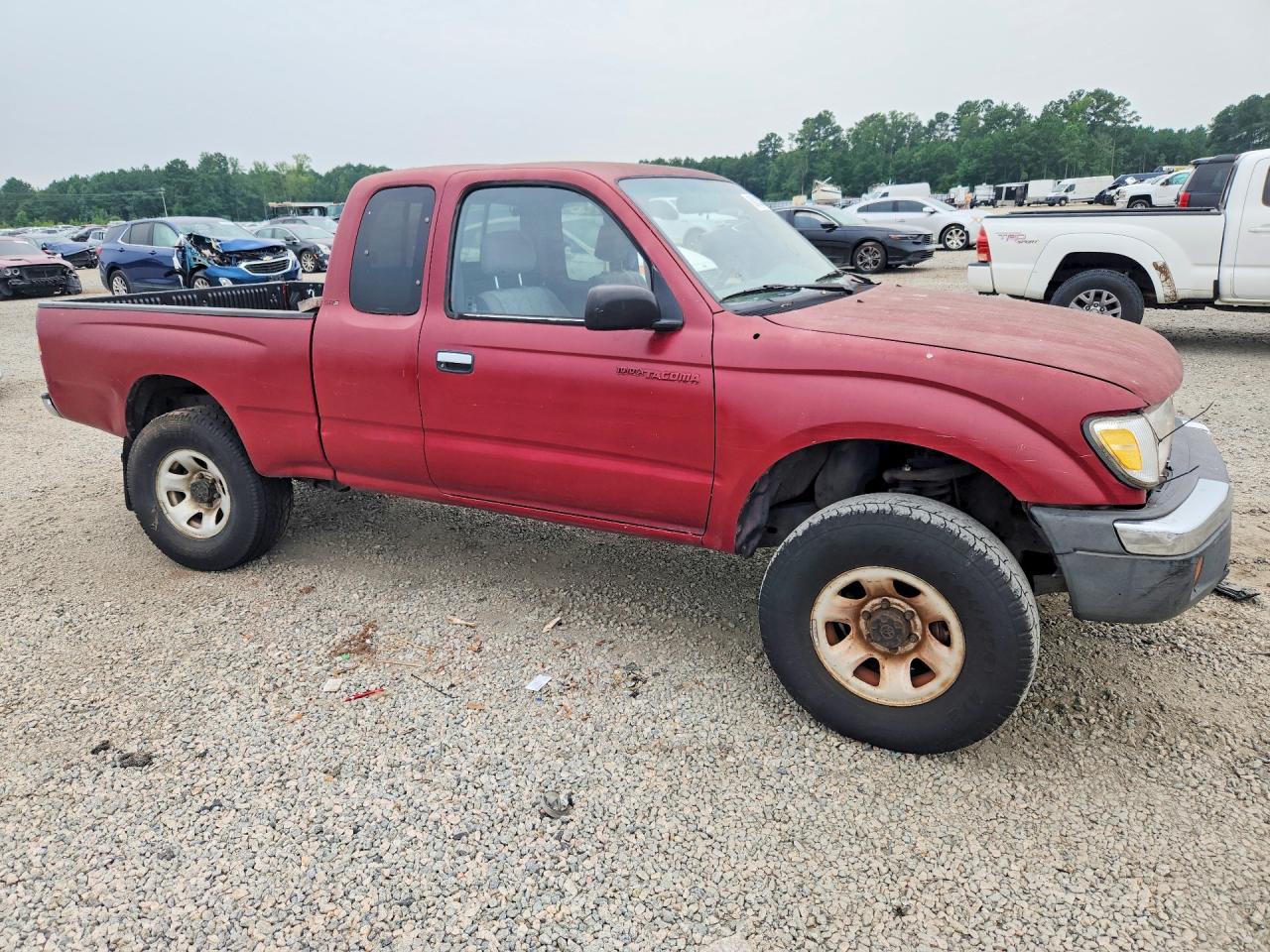 1999 Toyota Tacoma Xtracab Prerunner Burgundy vin: 4TASN92N5XZ444533