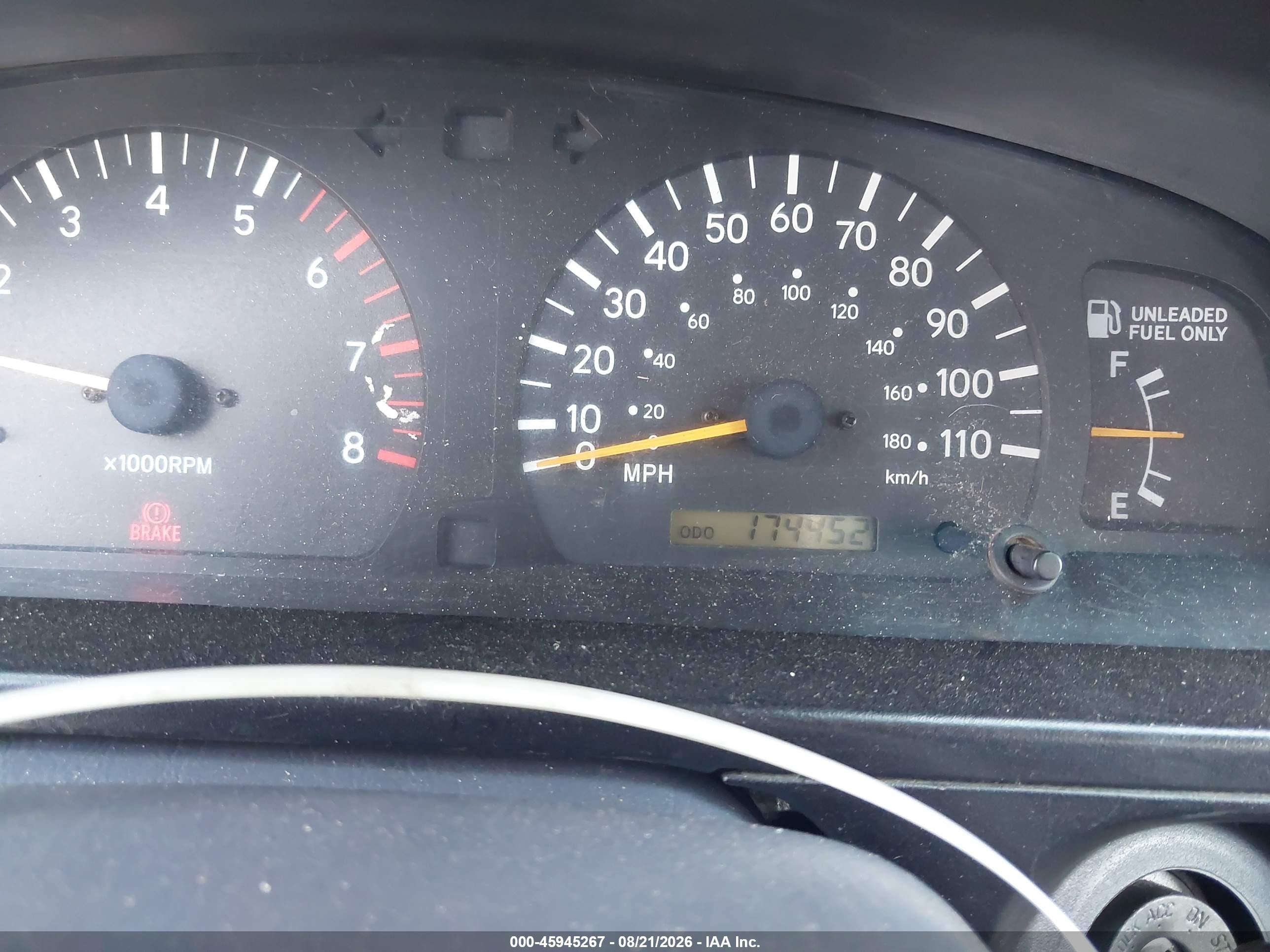 1999 Toyota Tacoma Prerunner V6 Green vin: 4TASN92N5XZ542526