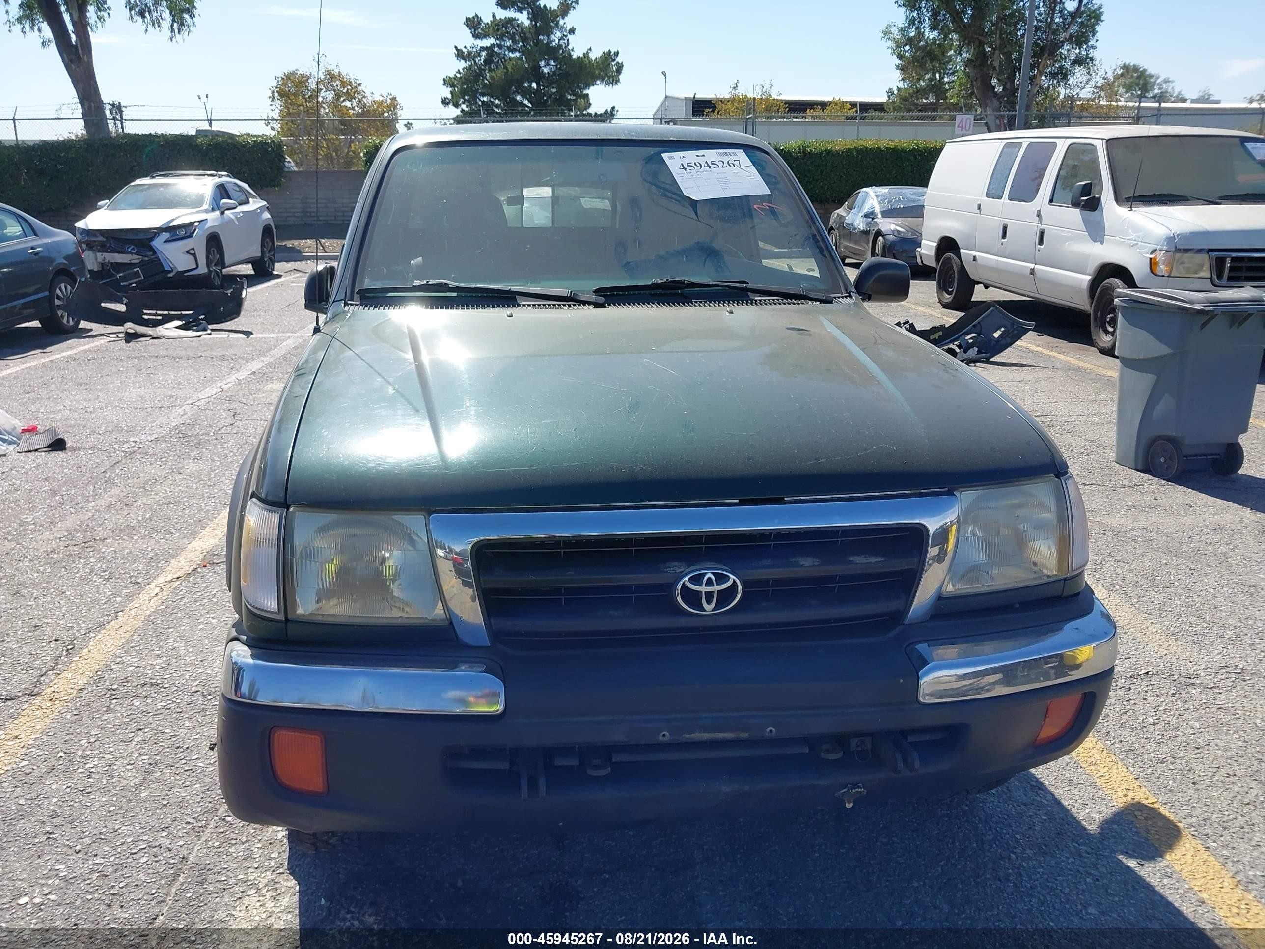 1999 Toyota Tacoma Prerunner V6 Green vin: 4TASN92N5XZ542526
