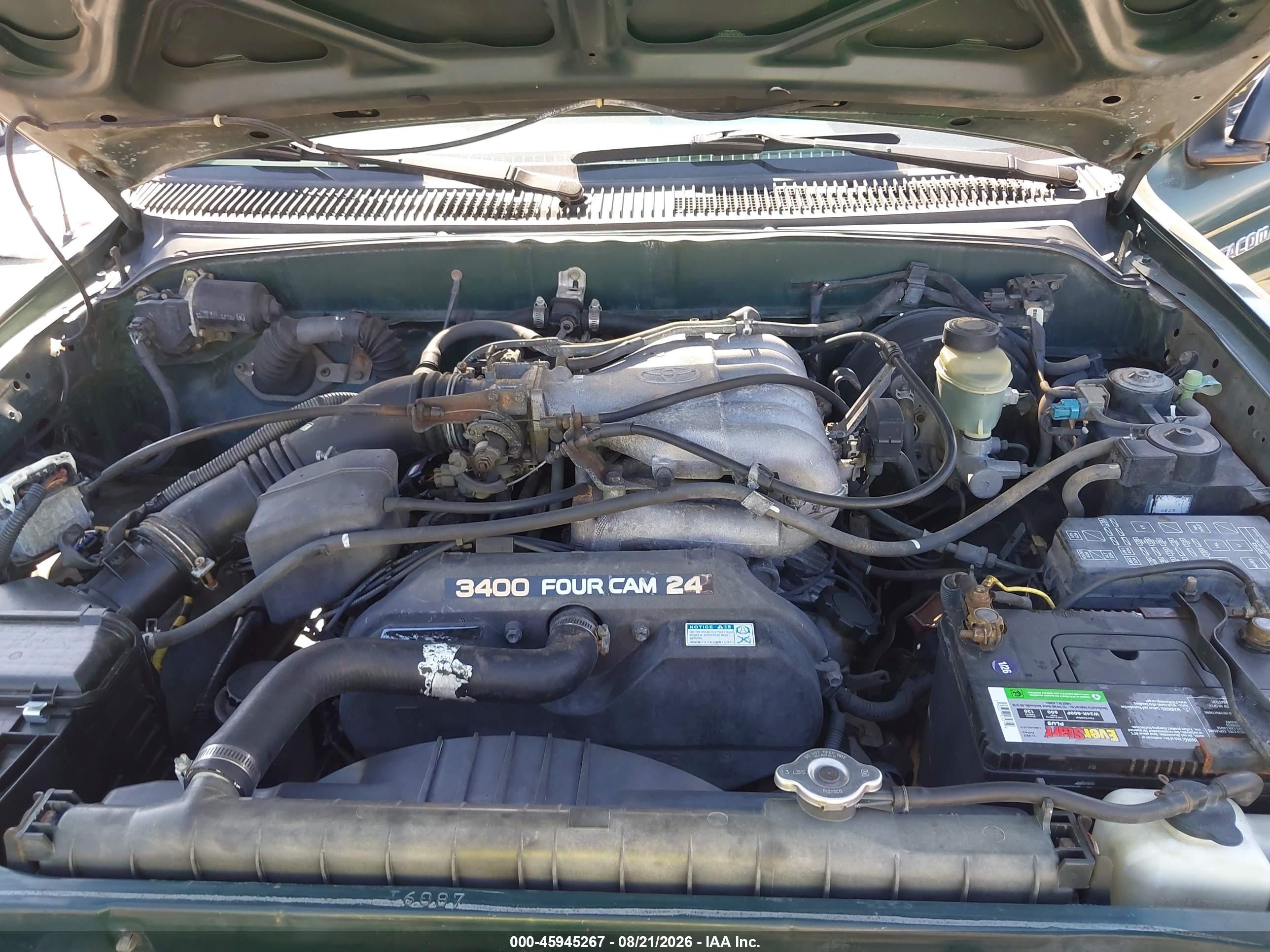 1999 Toyota Tacoma Prerunner V6 Green vin: 4TASN92N5XZ542526