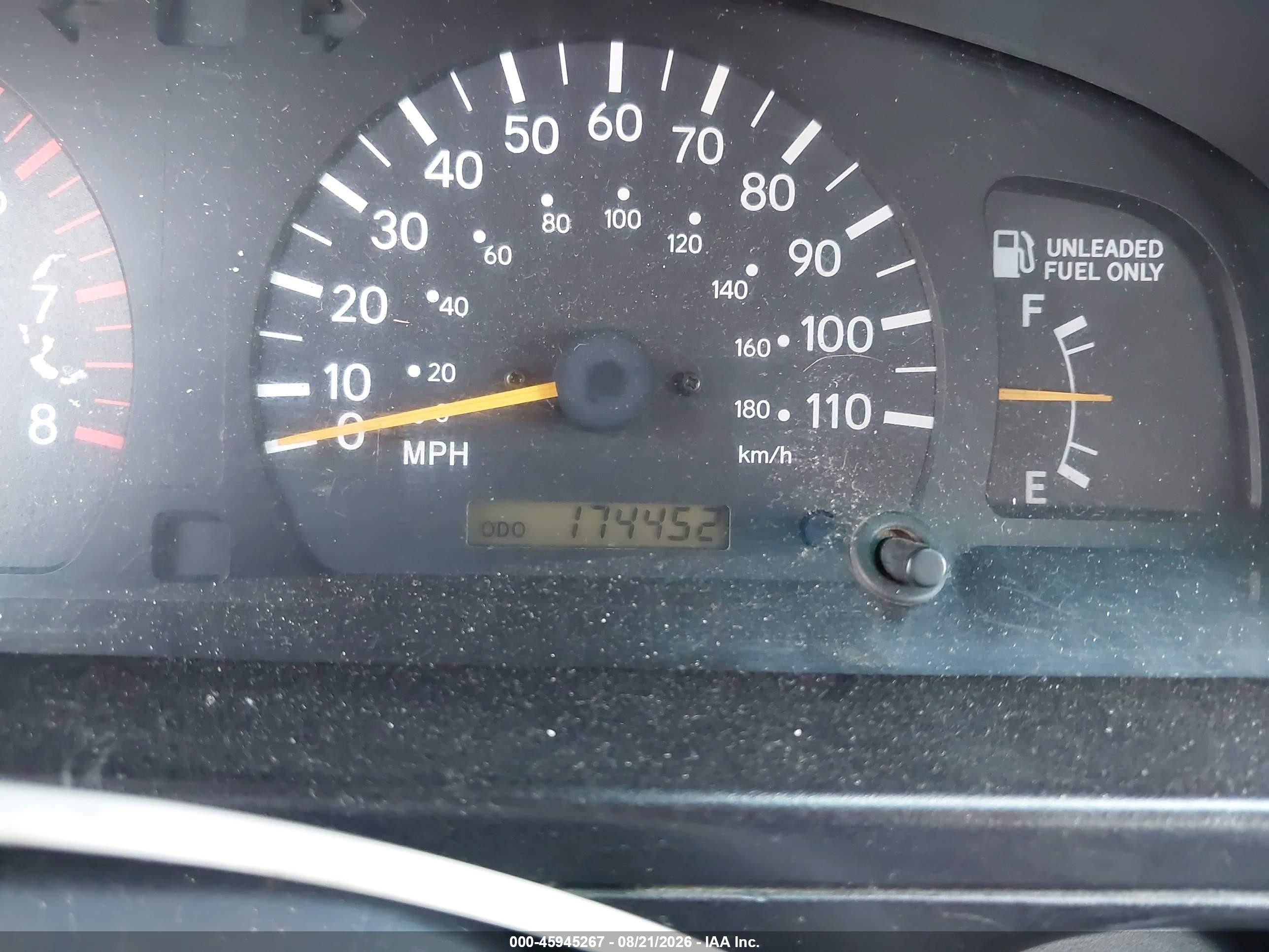 1999 Toyota Tacoma Prerunner V6 Green vin: 4TASN92N5XZ542526