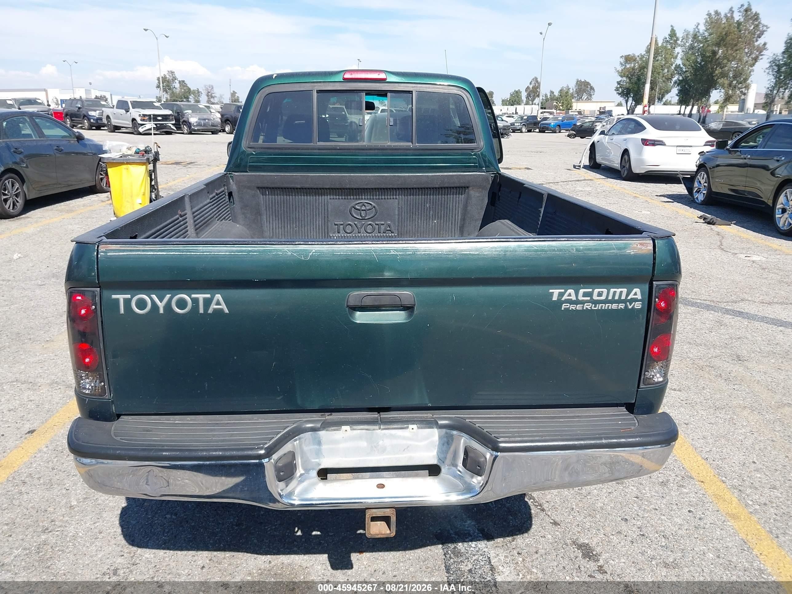 1999 Toyota Tacoma Prerunner V6 Green vin: 4TASN92N5XZ542526