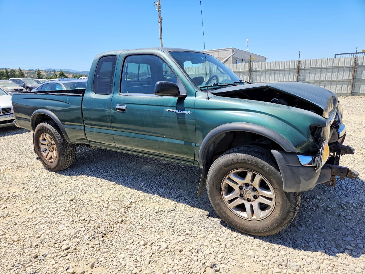 1999 Toyota Tacoma Xtracab Prerunner Green vin: 4TASN92N6XZ481199