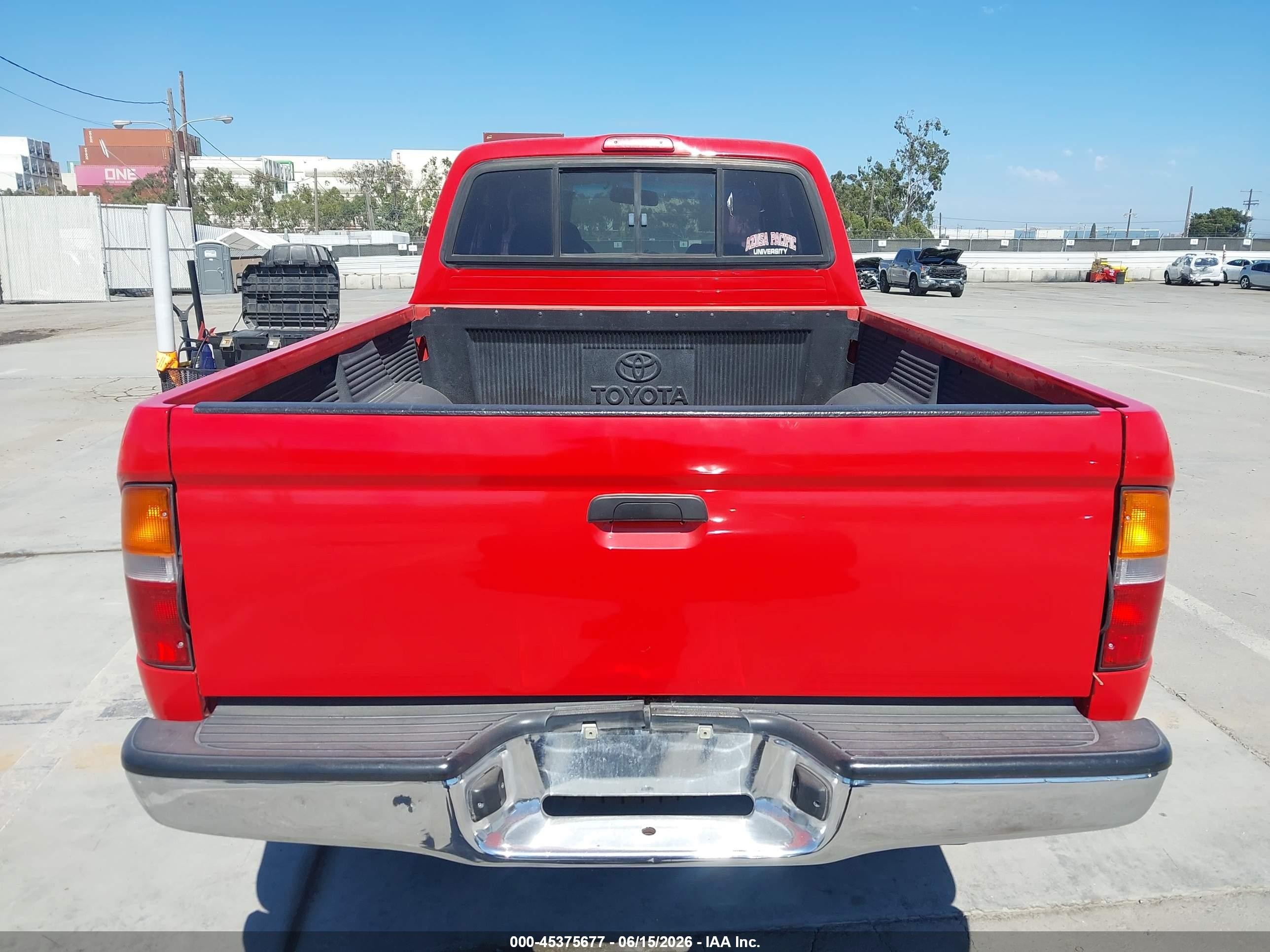 1999 Toyota Tacoma Prerunner V6 Red vin: 4TASN92N6XZ560758