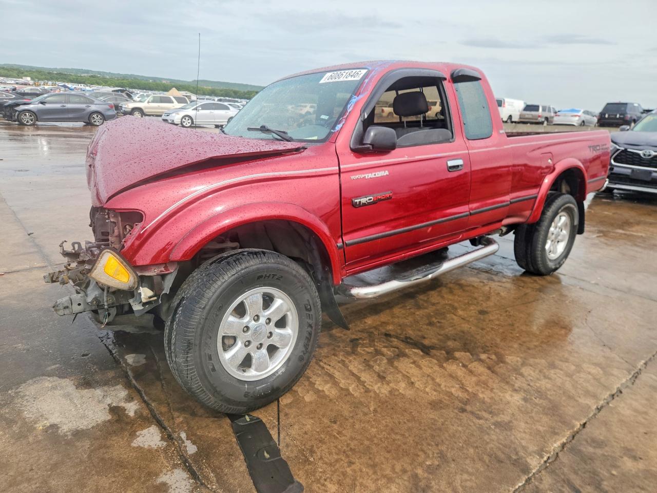 1998 Toyota Tacoma Xtracab Prerunner Burgundy vin: 4TASN92N7WZ161307