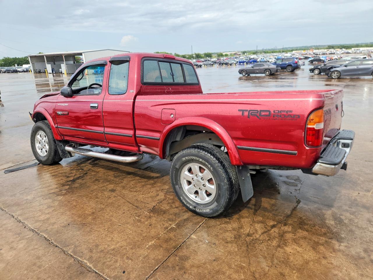 1998 Toyota Tacoma Xtracab Prerunner Burgundy vin: 4TASN92N7WZ161307