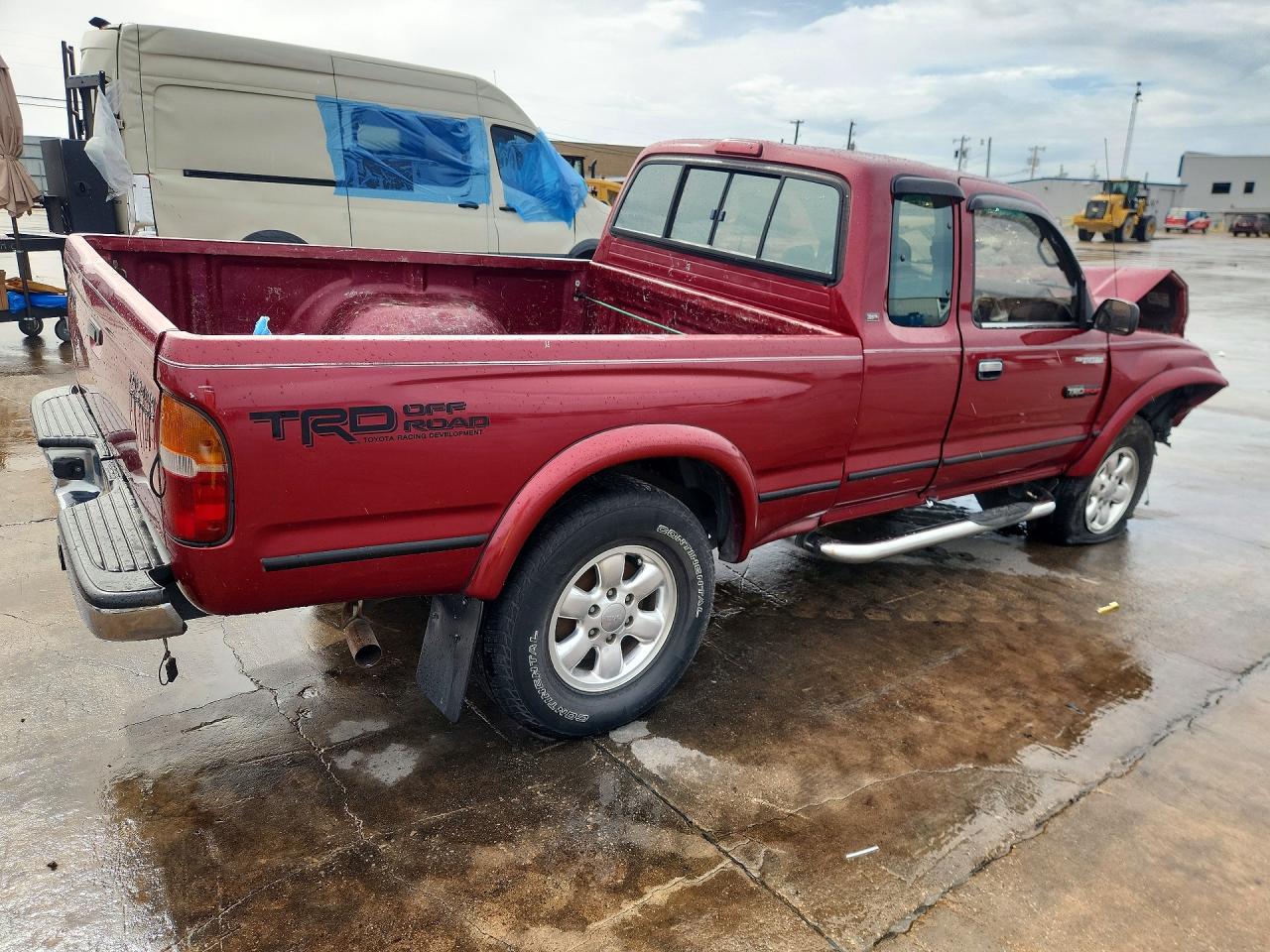 1998 Toyota Tacoma Xtracab Prerunner Burgundy vin: 4TASN92N7WZ161307