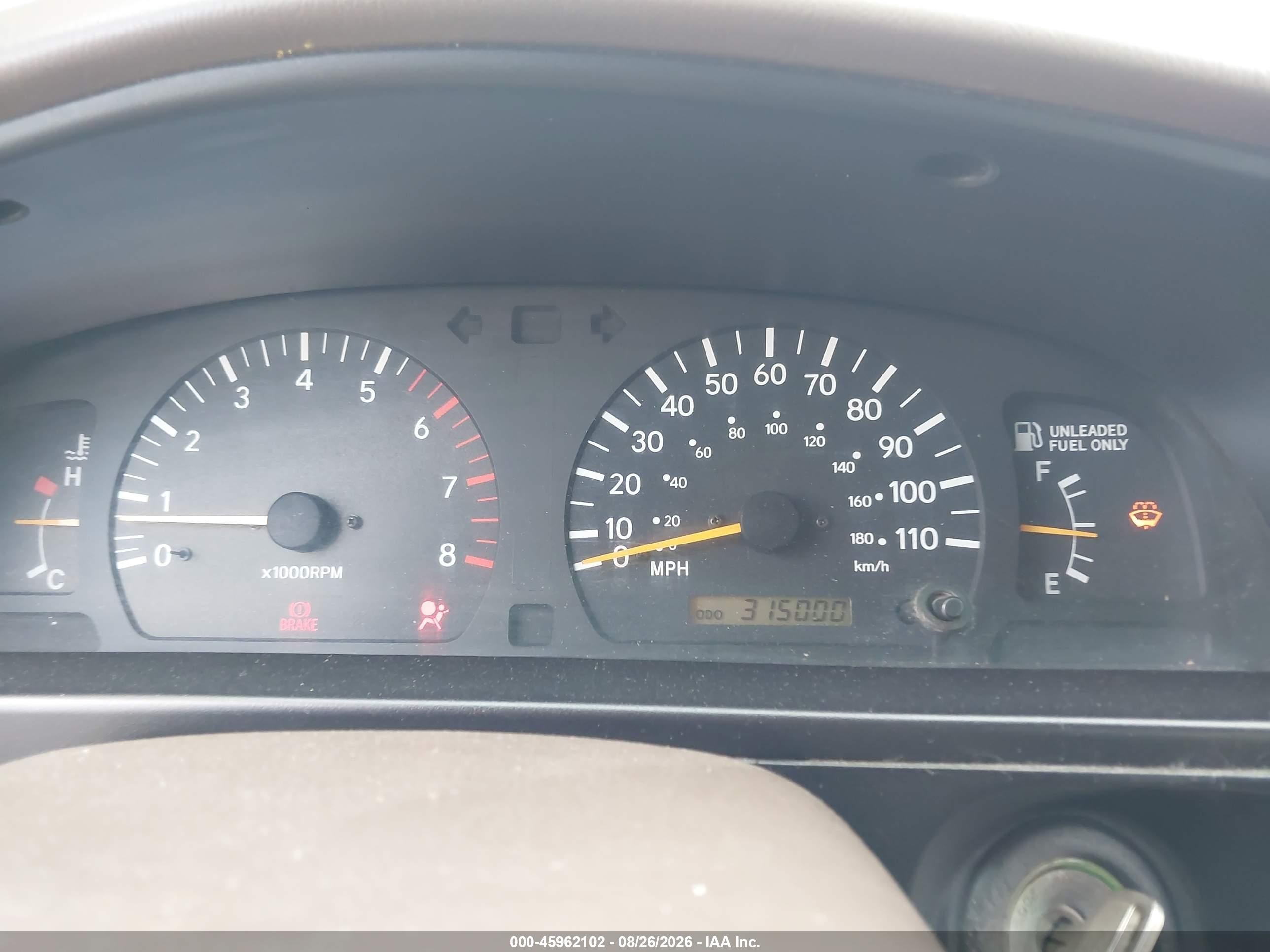 2000 Toyota Tacoma Prerunner V6 Красный vin: 4TASN92N7YZ633427