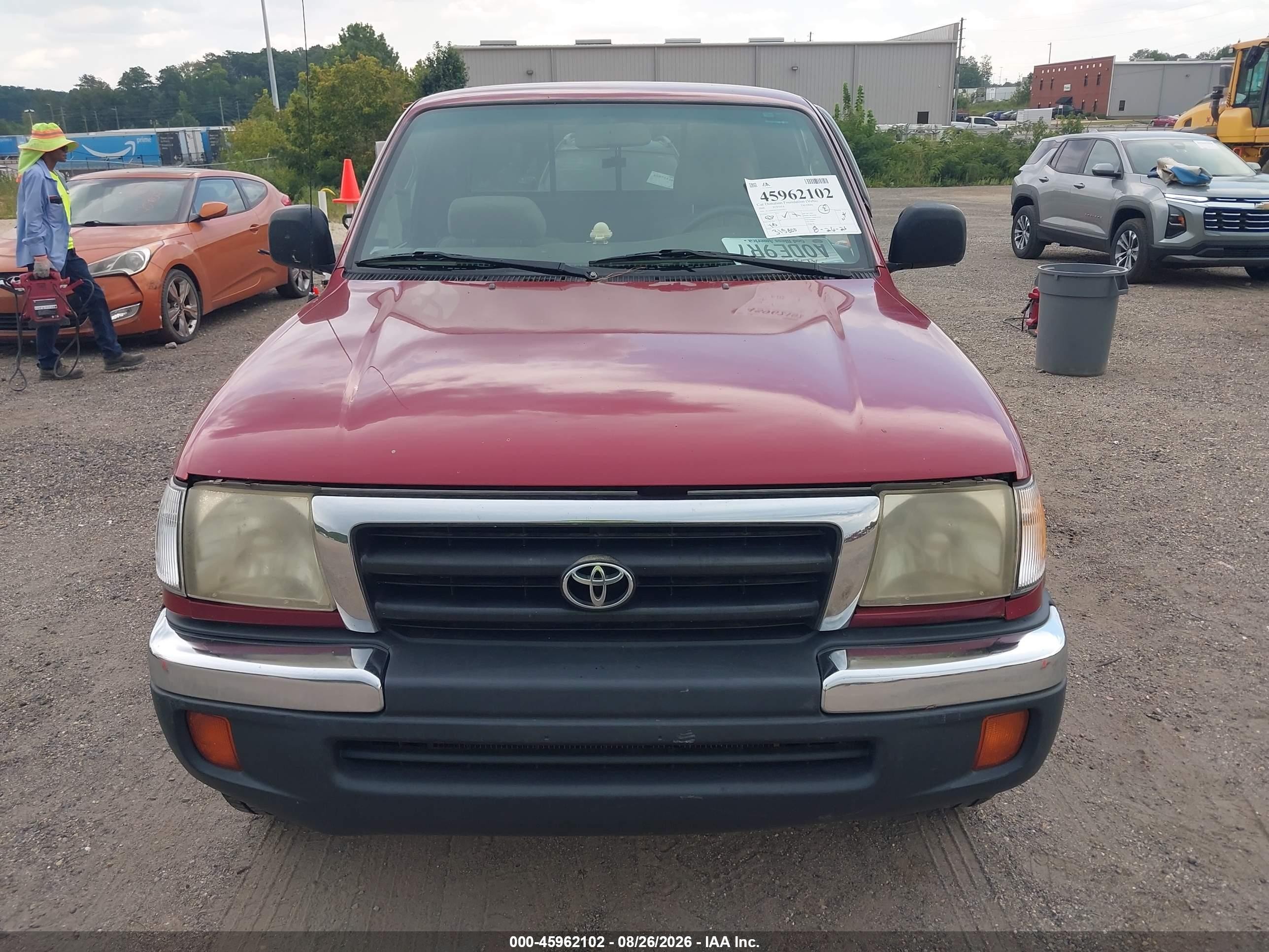 2000 Toyota Tacoma Prerunner V6 Красный vin: 4TASN92N7YZ633427