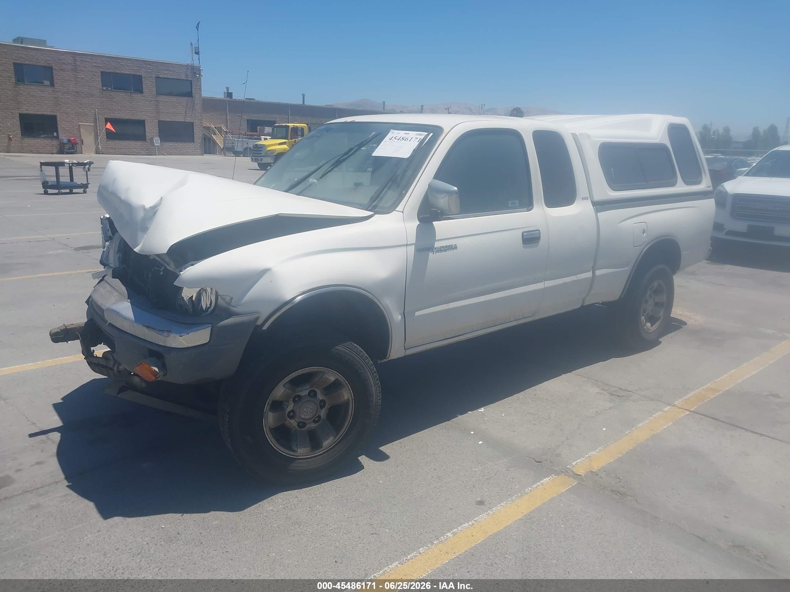 2000 Toyota Tacoma Prerunner V6 Белый vin: 4TASN92N9YZ682368