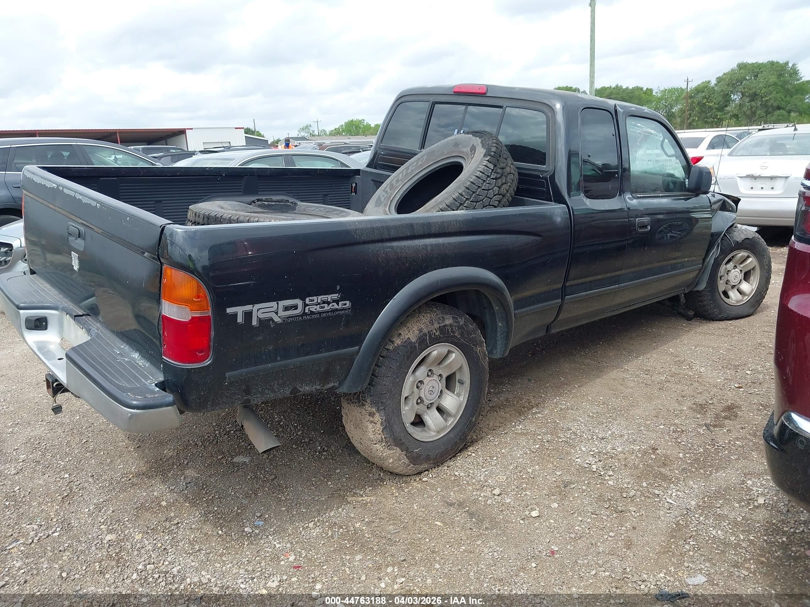 2000 Toyota Tacoma Prerunner V6 Black vin: 4TASN92NXYZ659780