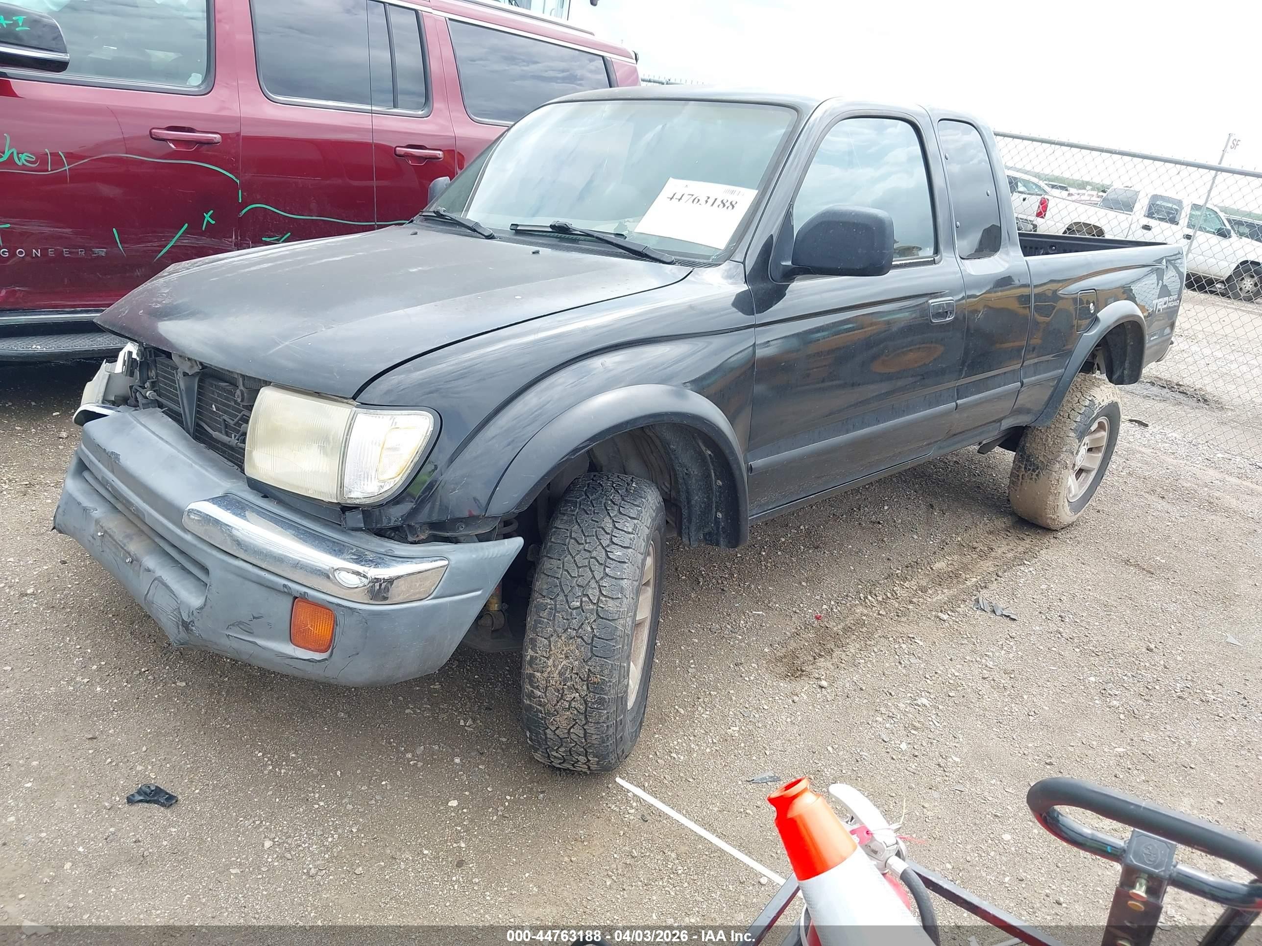 2000 Toyota Tacoma Prerunner V6 Black vin: 4TASN92NXYZ659780