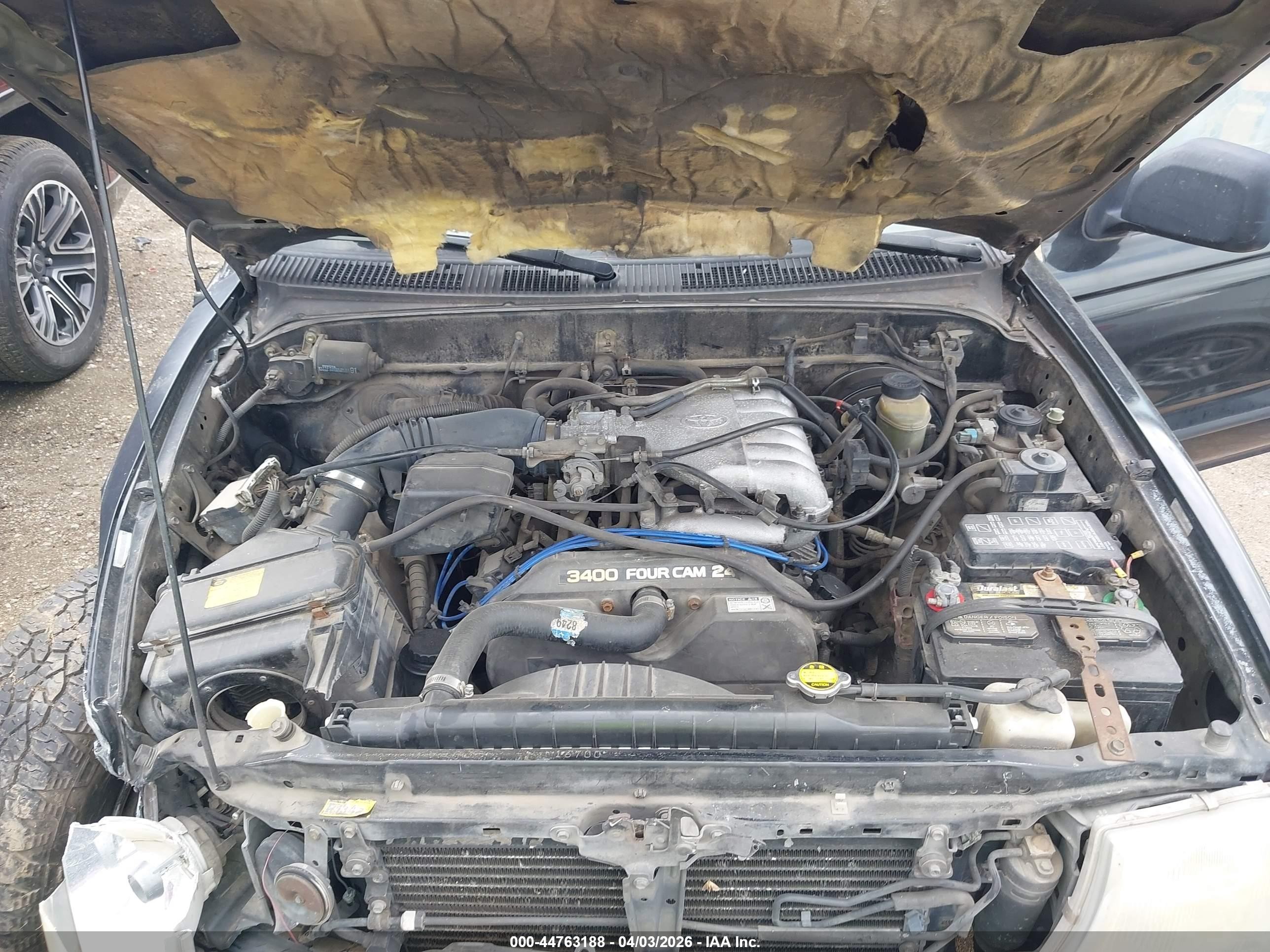 2000 Toyota Tacoma Prerunner V6 Black vin: 4TASN92NXYZ659780