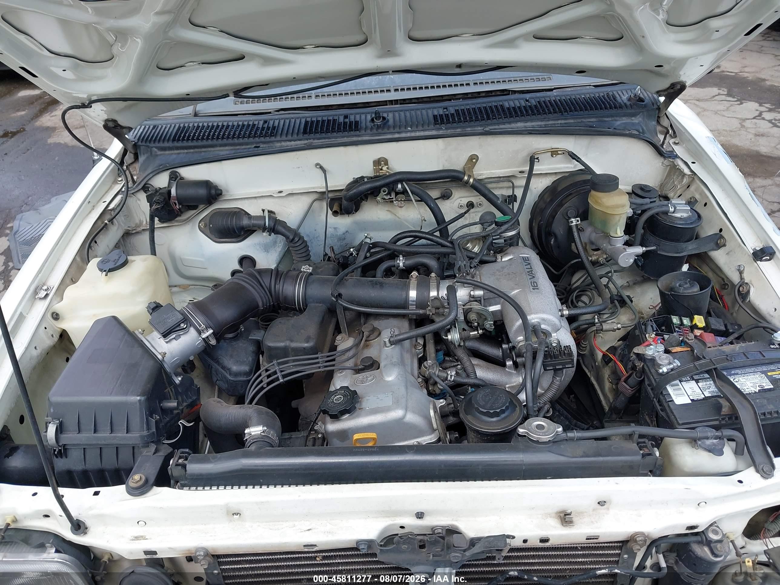 1995 Toyota Tacoma   Белый vin: 4TAUN41B3SZ072704