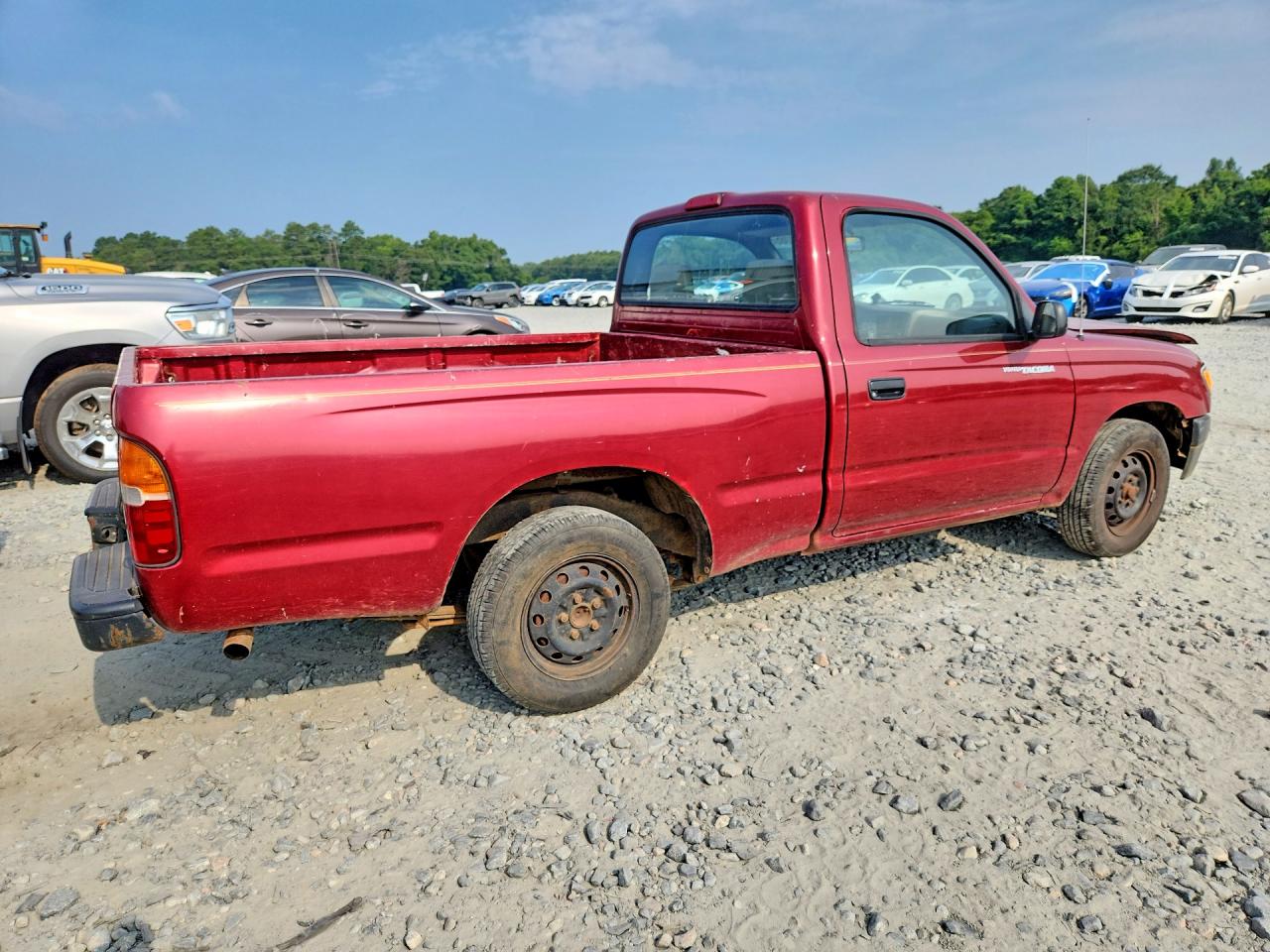 1995 Toyota Tacoma Burgundy vin: 4TAUN41B6SZ050504