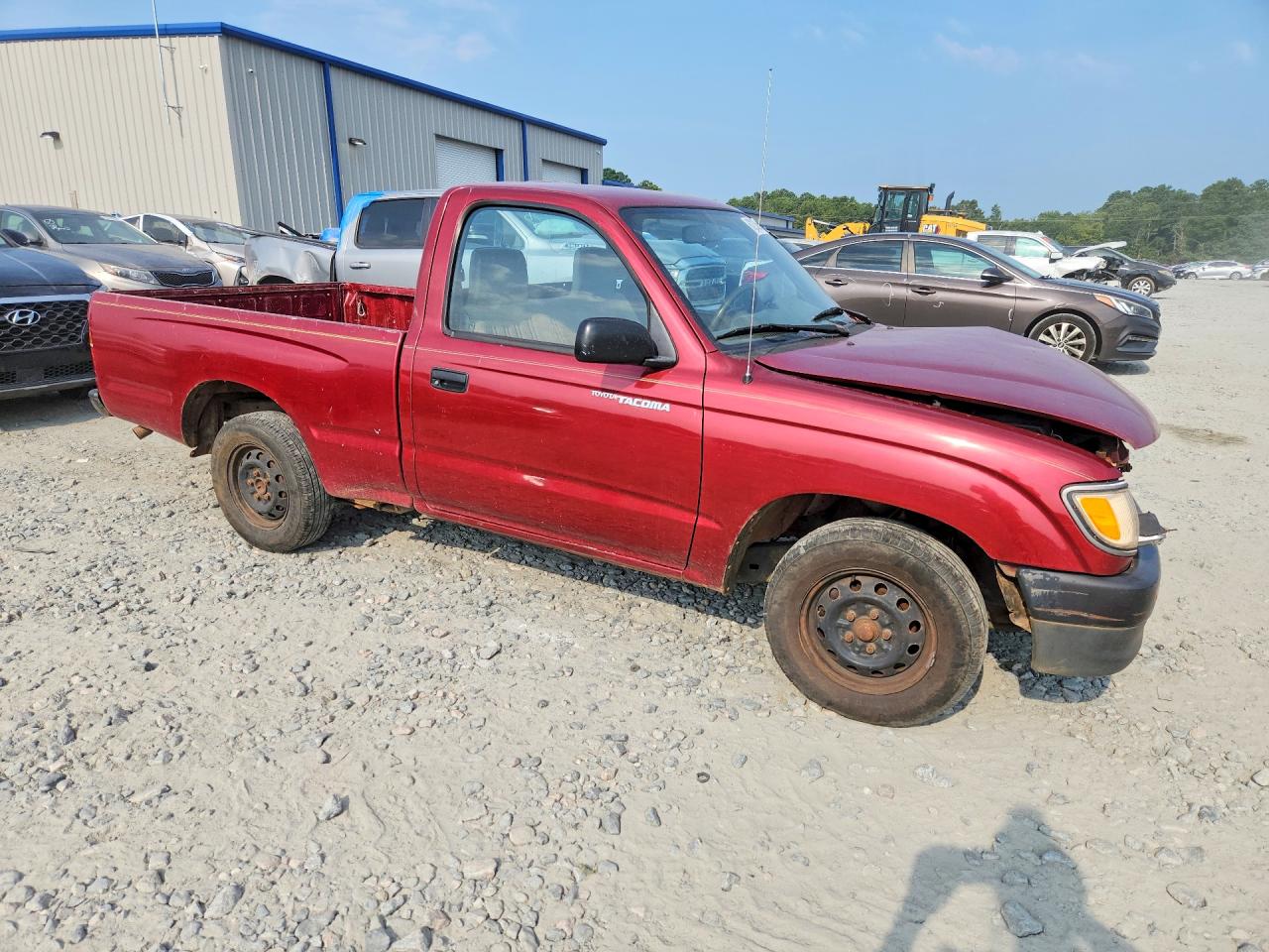 1995 Toyota Tacoma Burgundy vin: 4TAUN41B6SZ050504