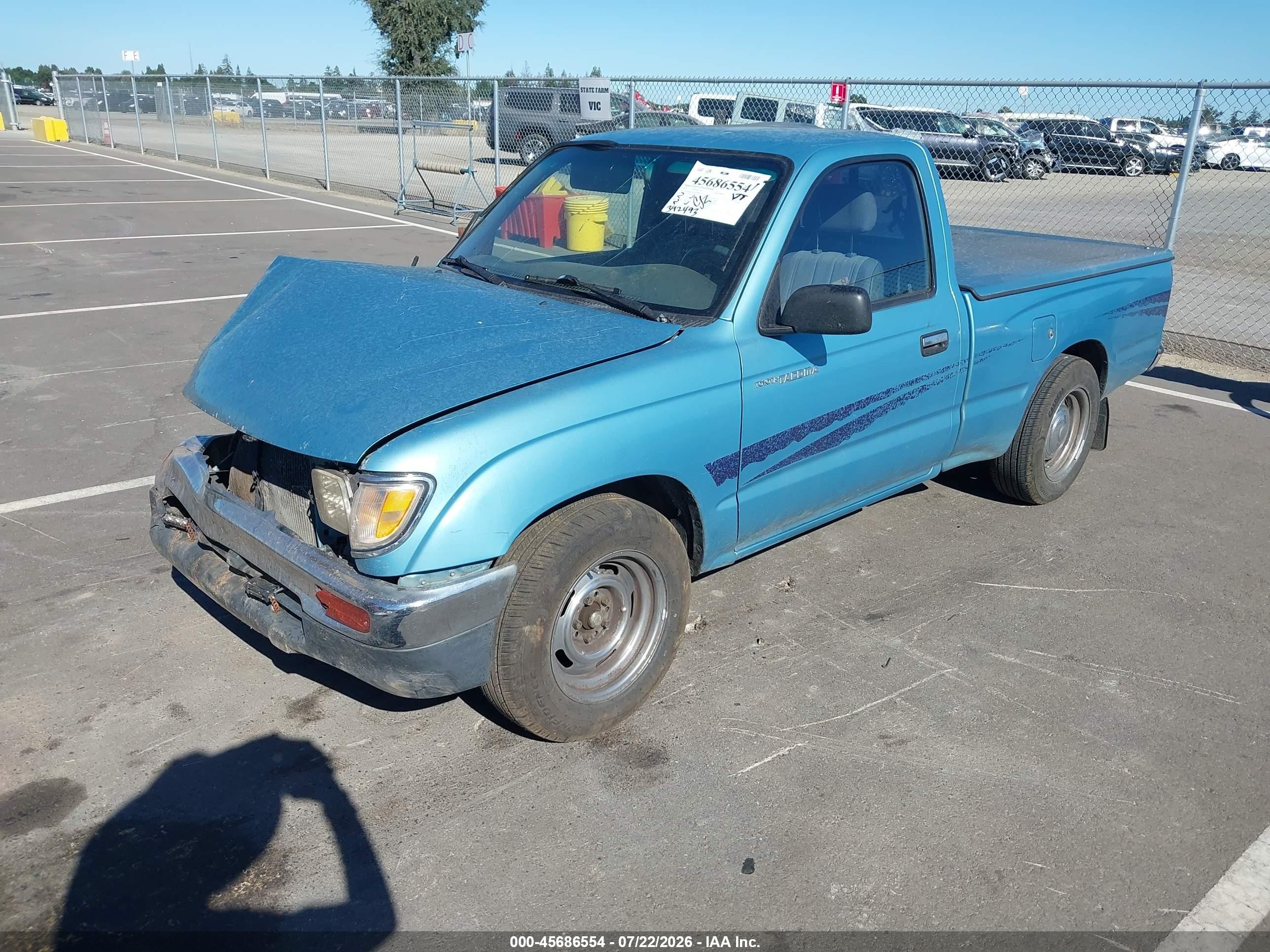 1995 Toyota Tacoma   Blue vin: 4TAUN41BXSZ029400