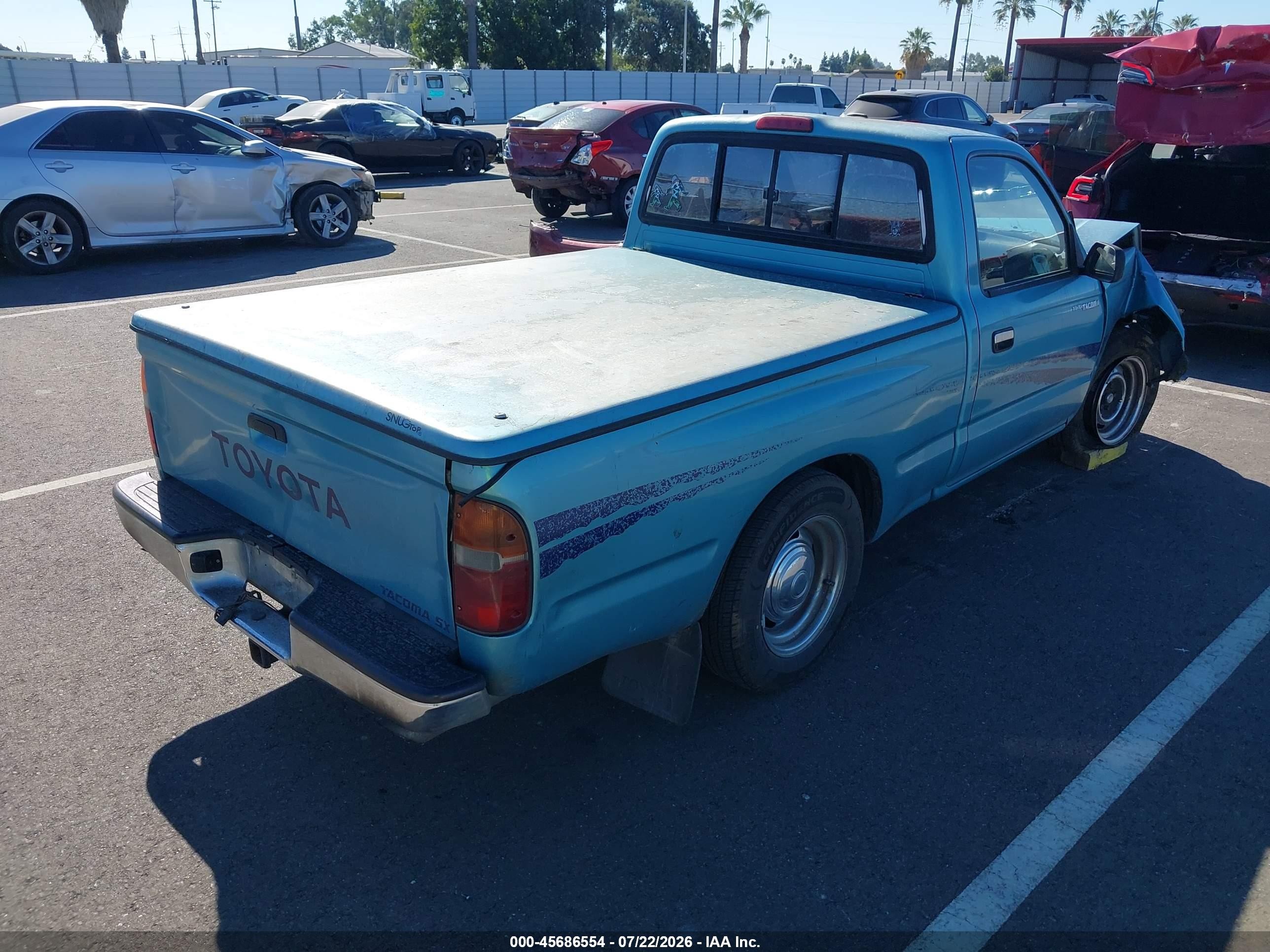 1995 Toyota Tacoma   Blue vin: 4TAUN41BXSZ029400