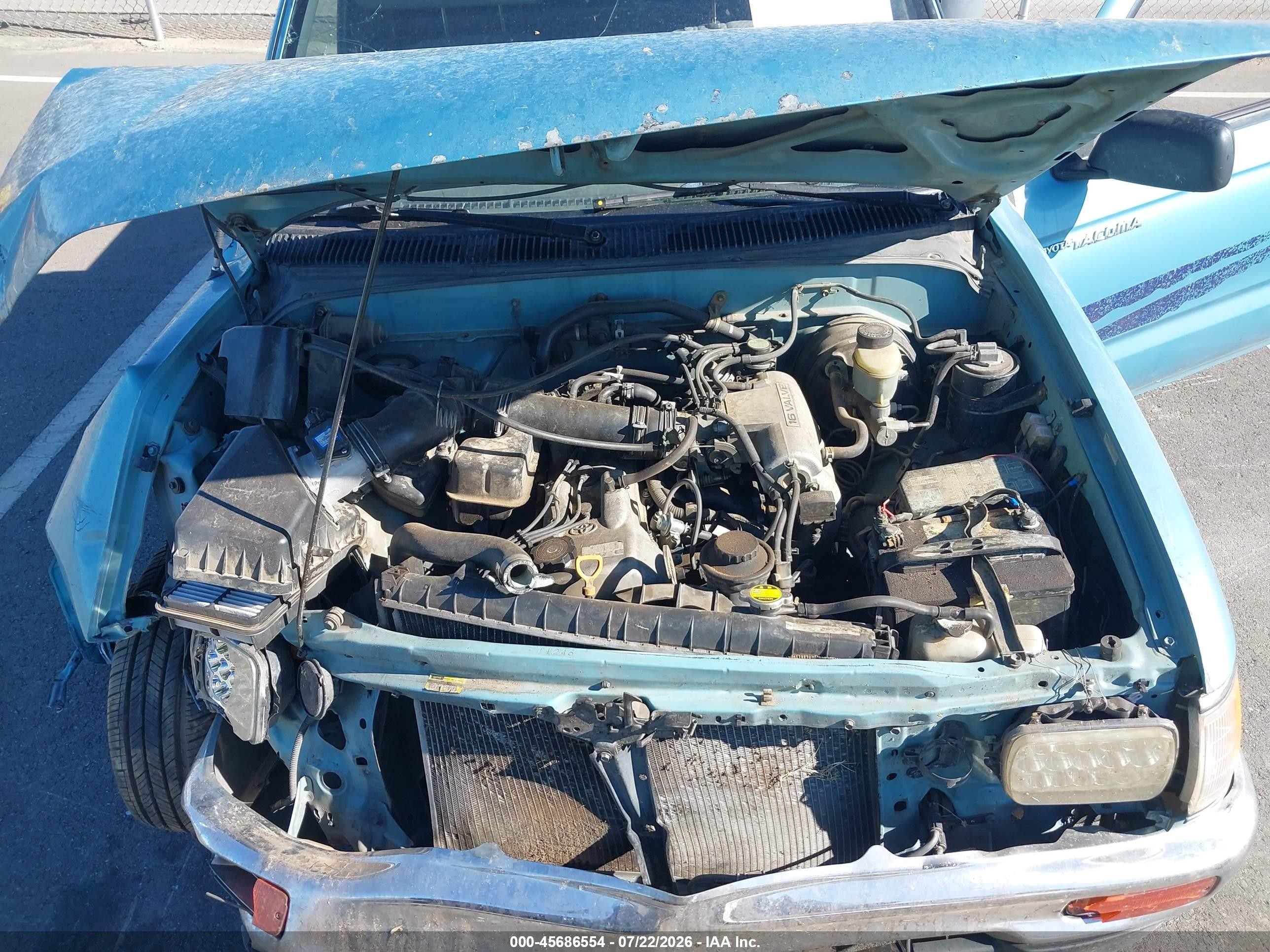 1995 Toyota Tacoma   Blue vin: 4TAUN41BXSZ029400