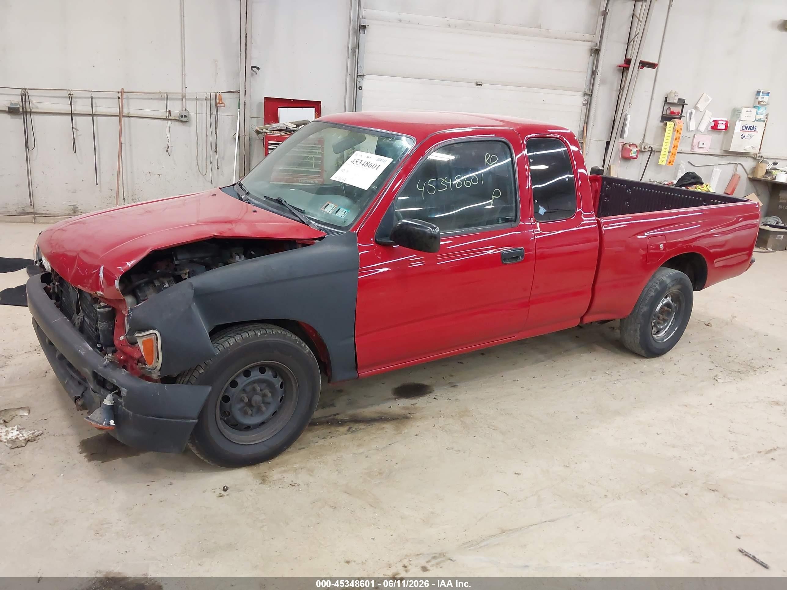 1995 Toyota Tacoma Xtracab Red vin: 4TAUN53B0SZ031899