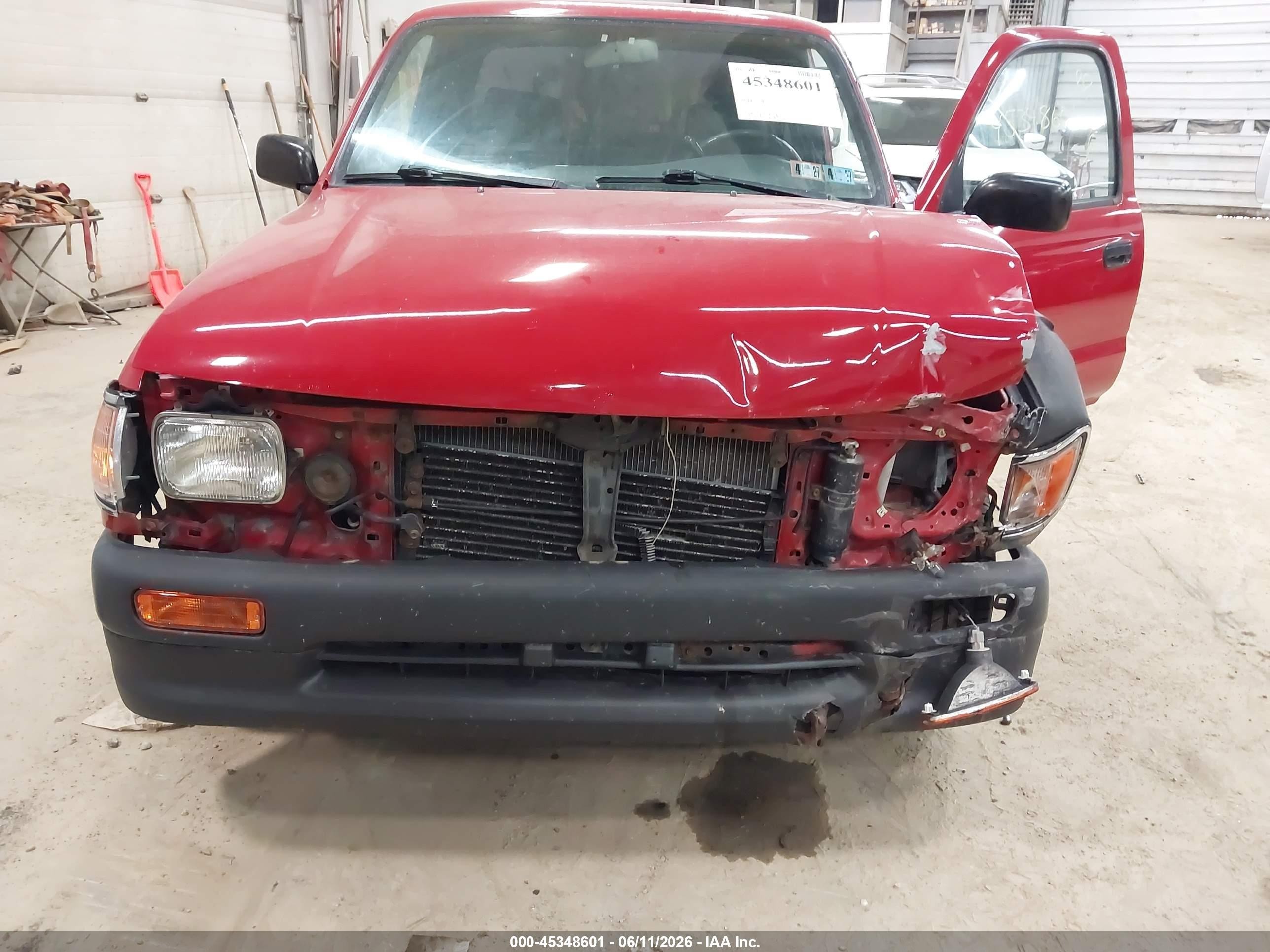 1995 Toyota Tacoma Xtracab Red vin: 4TAUN53B0SZ031899