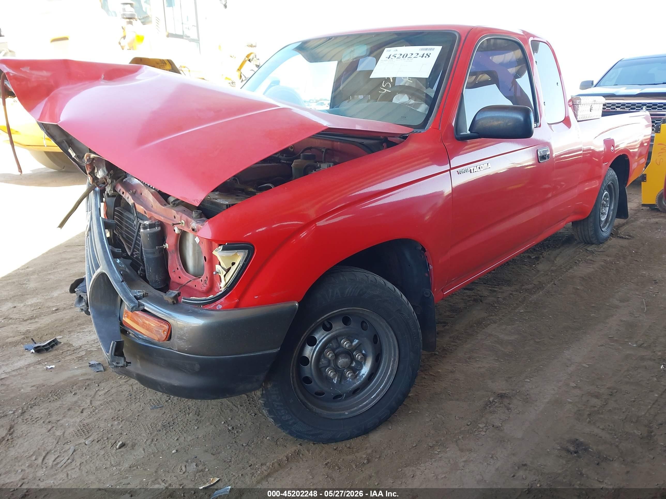 1995 Toyota Tacoma Xtracab Красный vin: 4TAUN53B2SZ038966