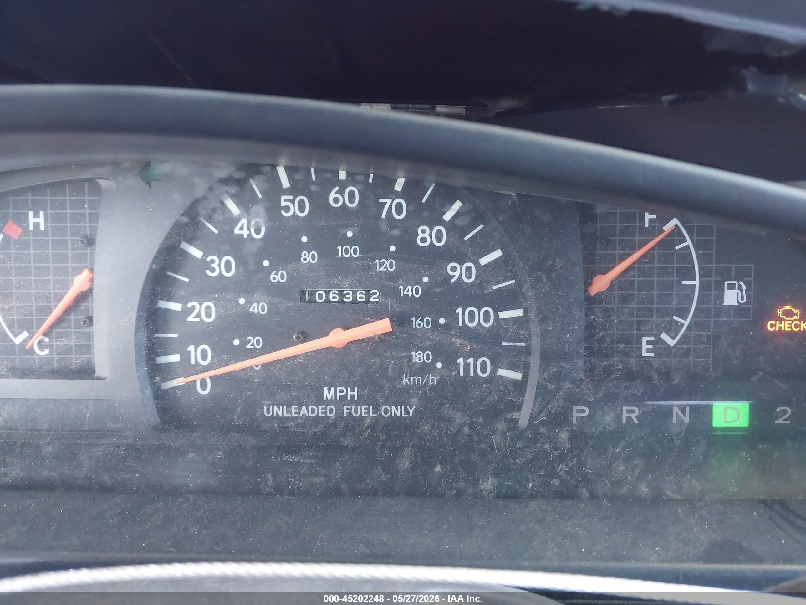 1995 Toyota Tacoma Xtracab Красный vin: 4TAUN53B2SZ038966