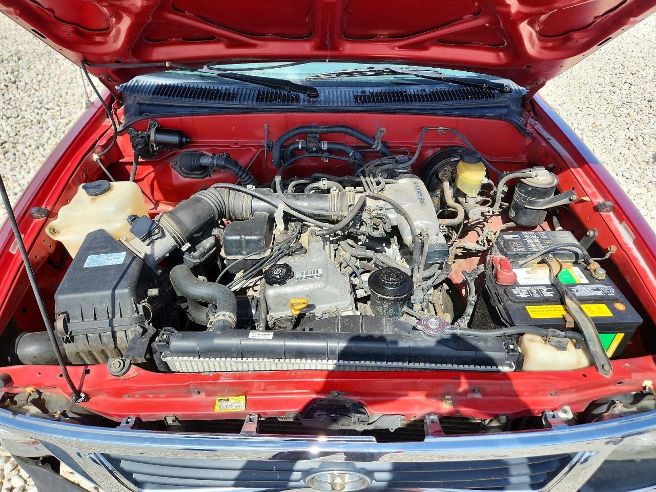 1995 Toyota Tacoma Xtracab Red vin: 4TAUN53B3SZ045683