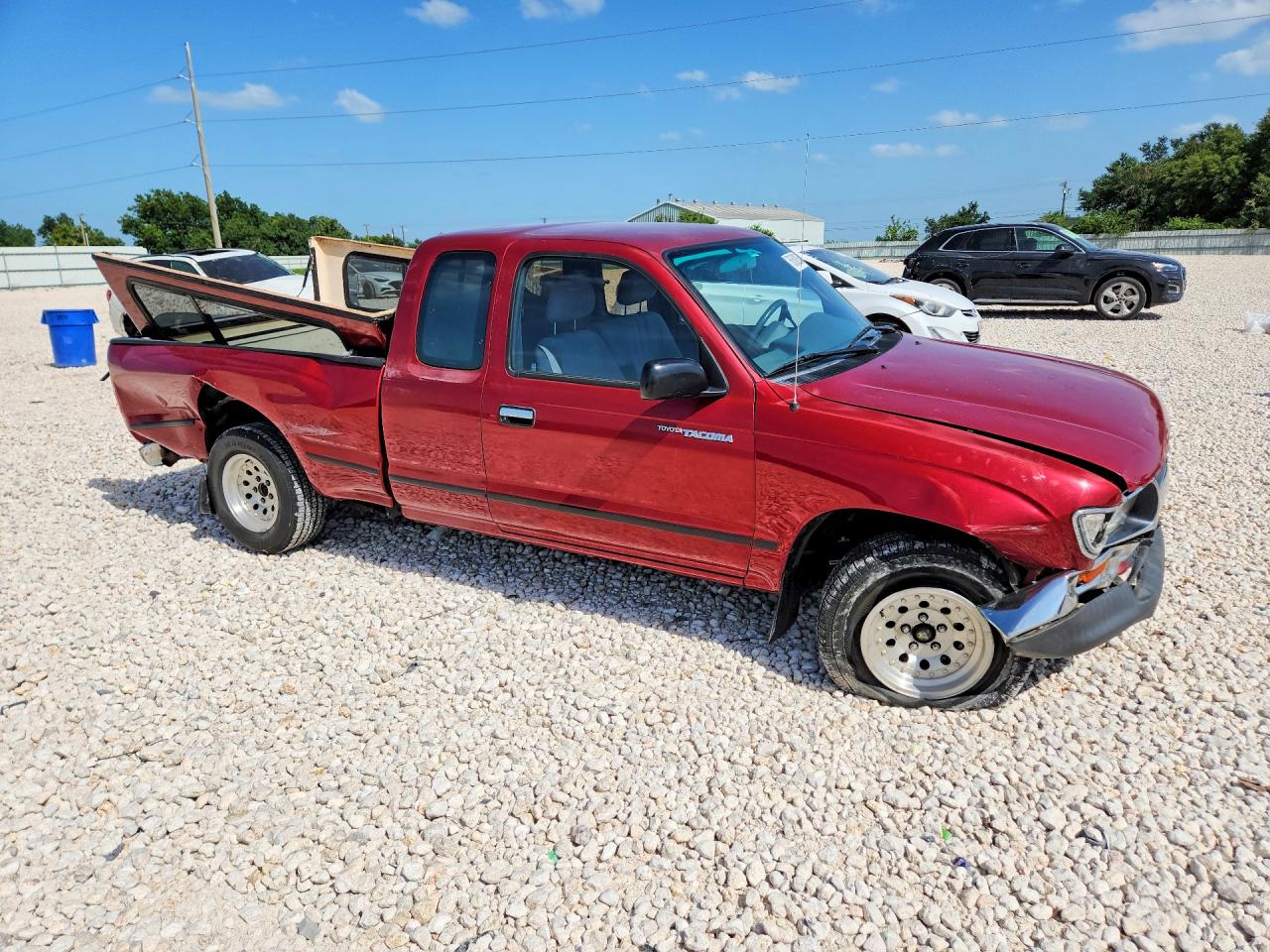 1995 Toyota Tacoma Xtracab Red vin: 4TAUN53B3SZ045683