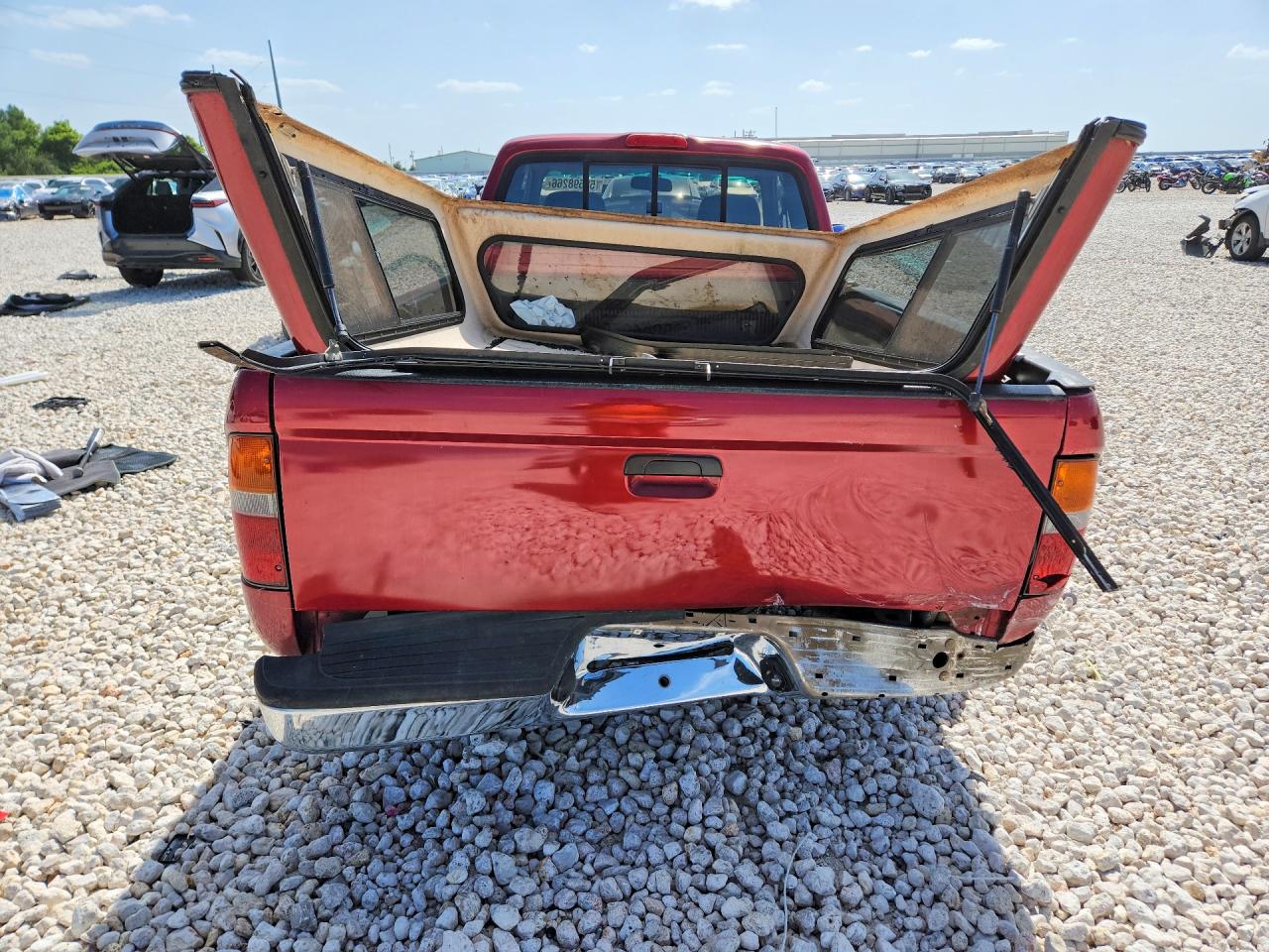 1995 Toyota Tacoma Xtracab Red vin: 4TAUN53B3SZ045683