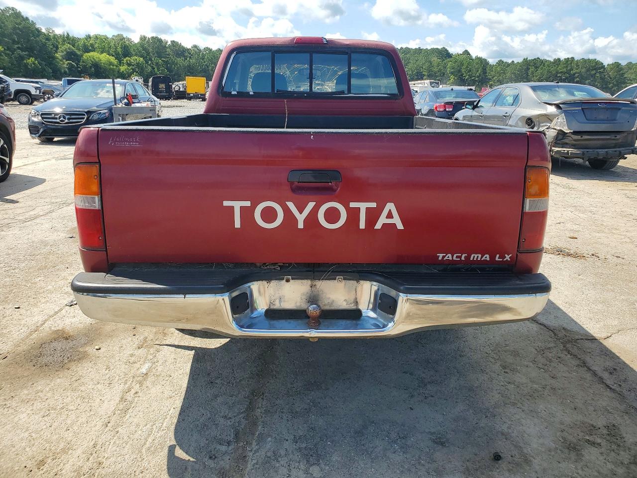 1995 Toyota Tacoma Xtracab Red vin: 4TAUN53B7SZ045119