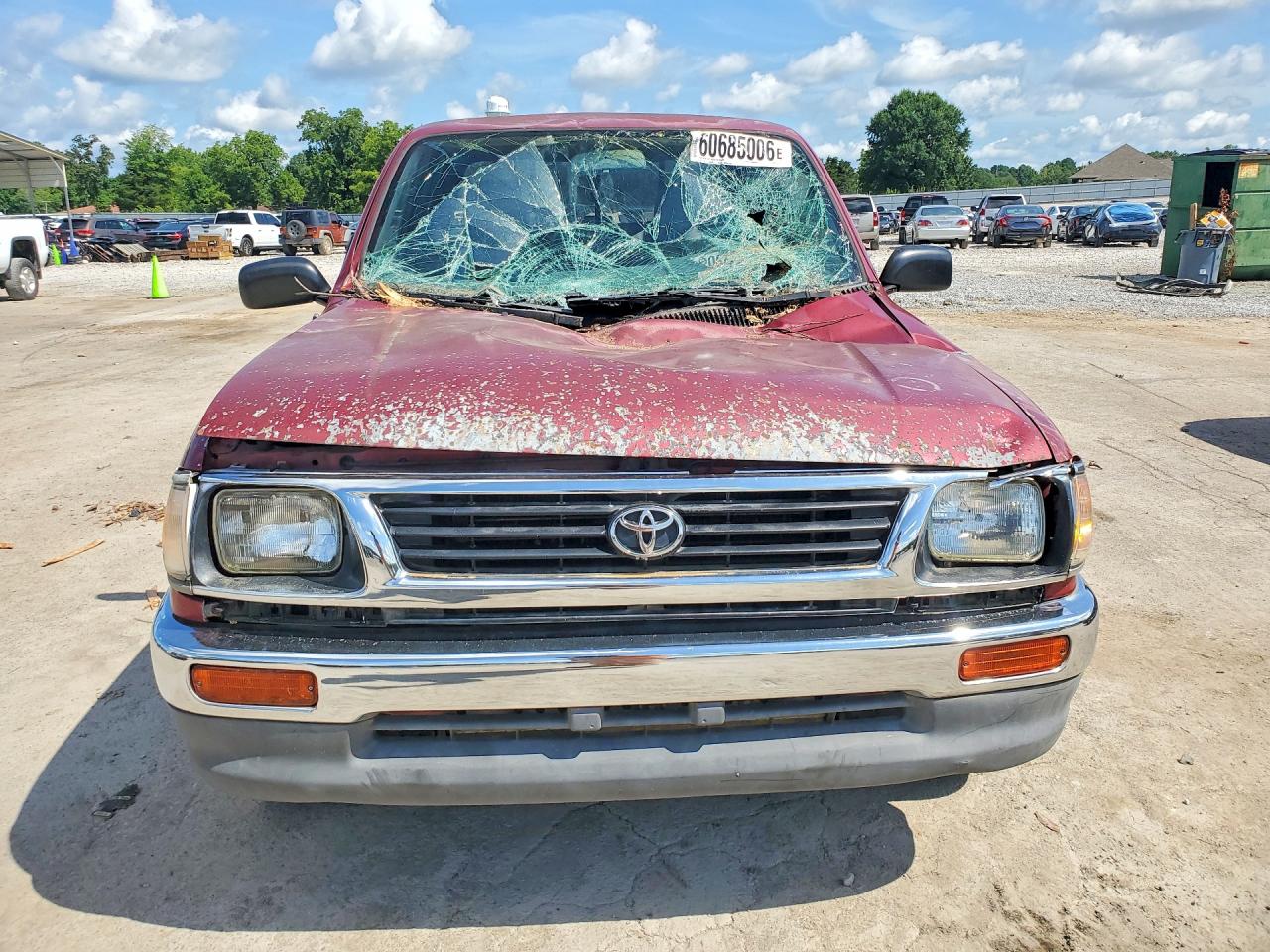 1995 Toyota Tacoma Xtracab Red vin: 4TAUN53B7SZ045119