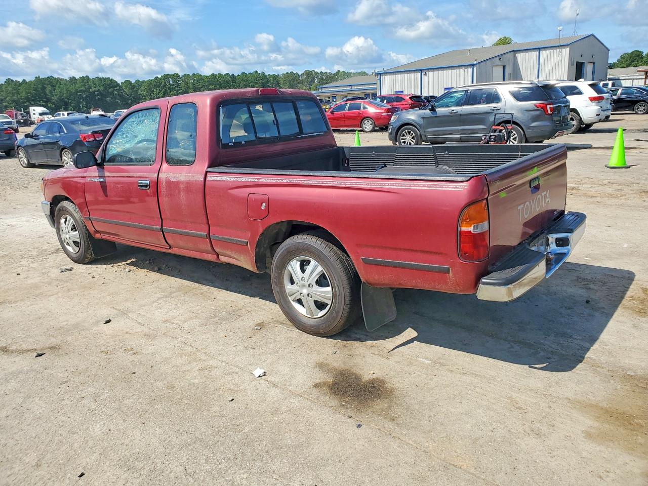 1995 Toyota Tacoma Xtracab Red vin: 4TAUN53B7SZ045119