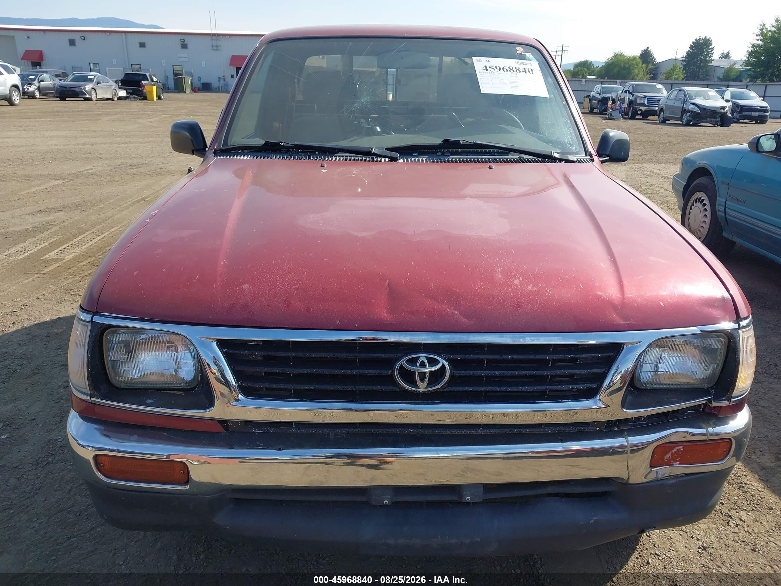 1995 Toyota Tacoma Xtracab Burgundy vin: 4TAUN53B7SZ080761