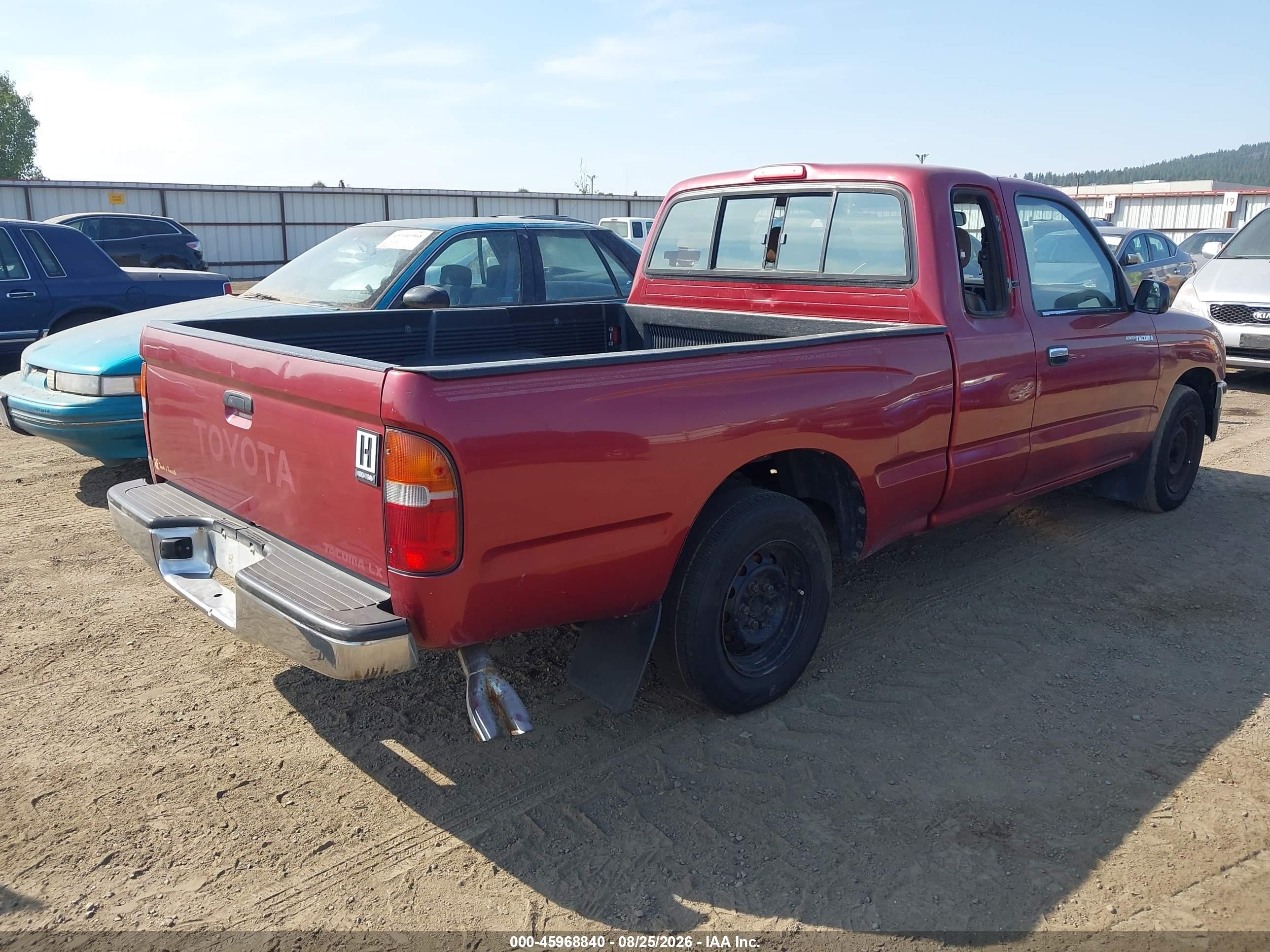1995 Toyota Tacoma Xtracab Burgundy vin: 4TAUN53B7SZ080761