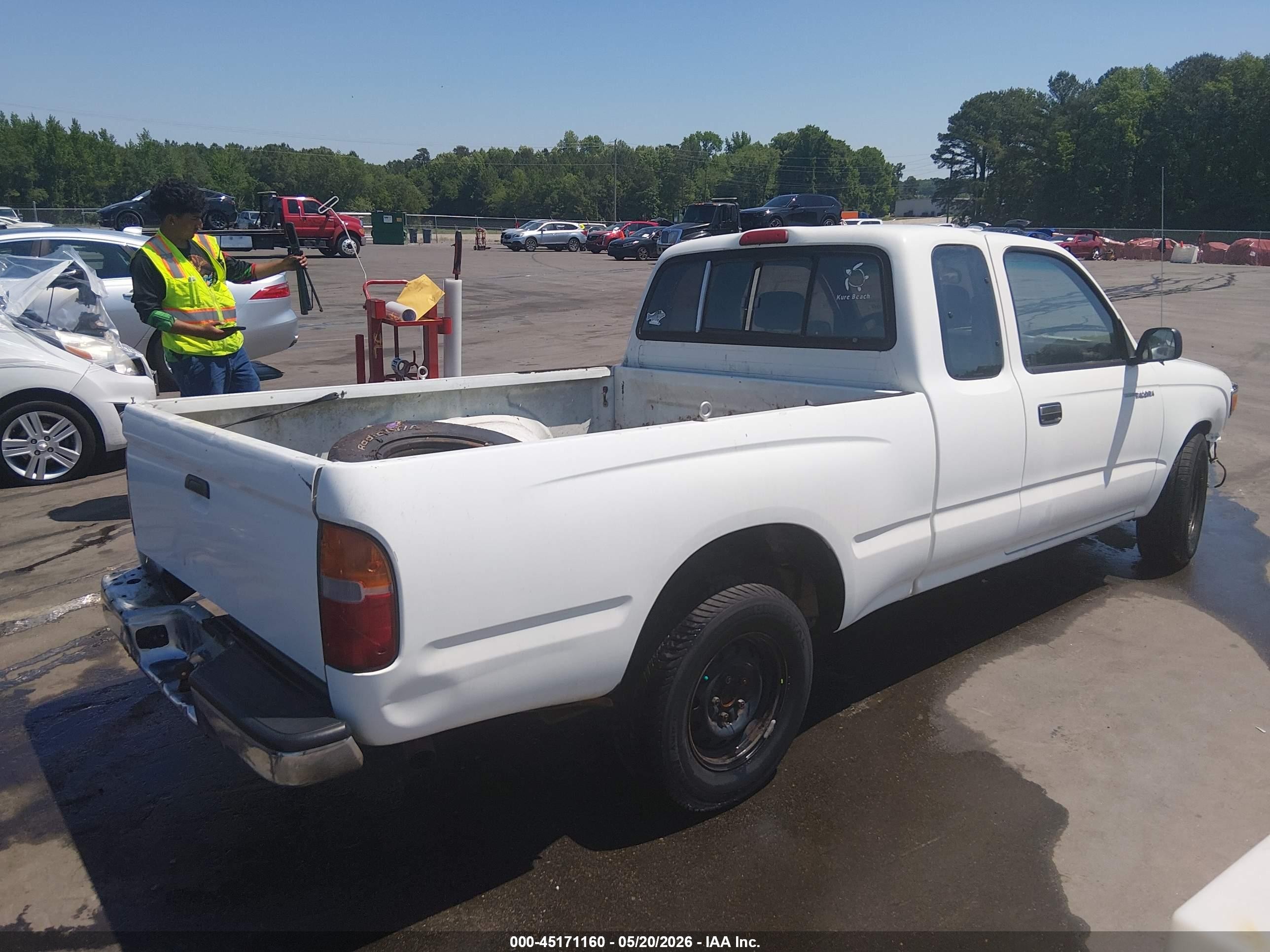 1995 Toyota Tacoma Xtracab White vin: 4TAUN53B8SZ029995