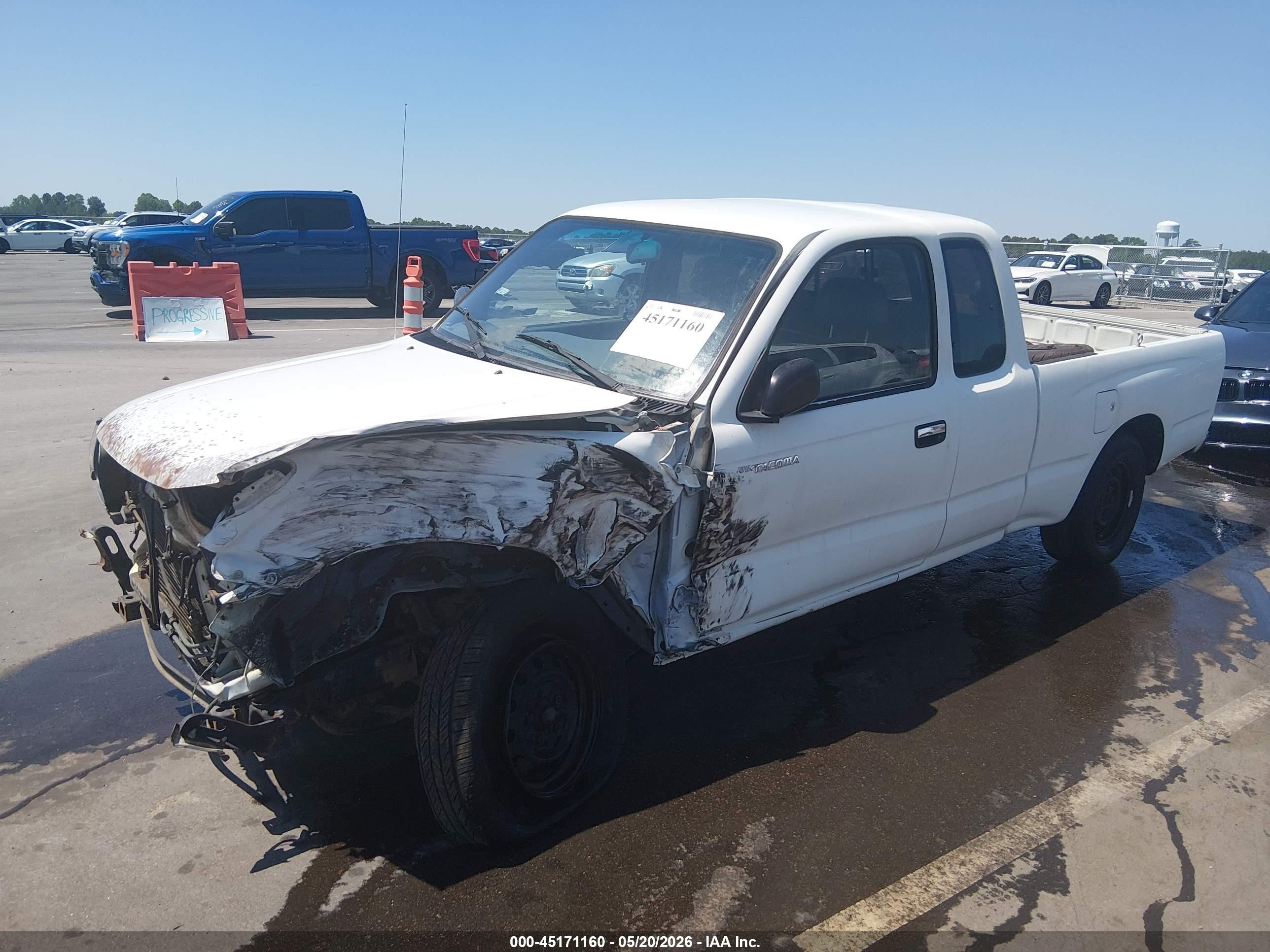 1995 Toyota Tacoma Xtracab White vin: 4TAUN53B8SZ029995
