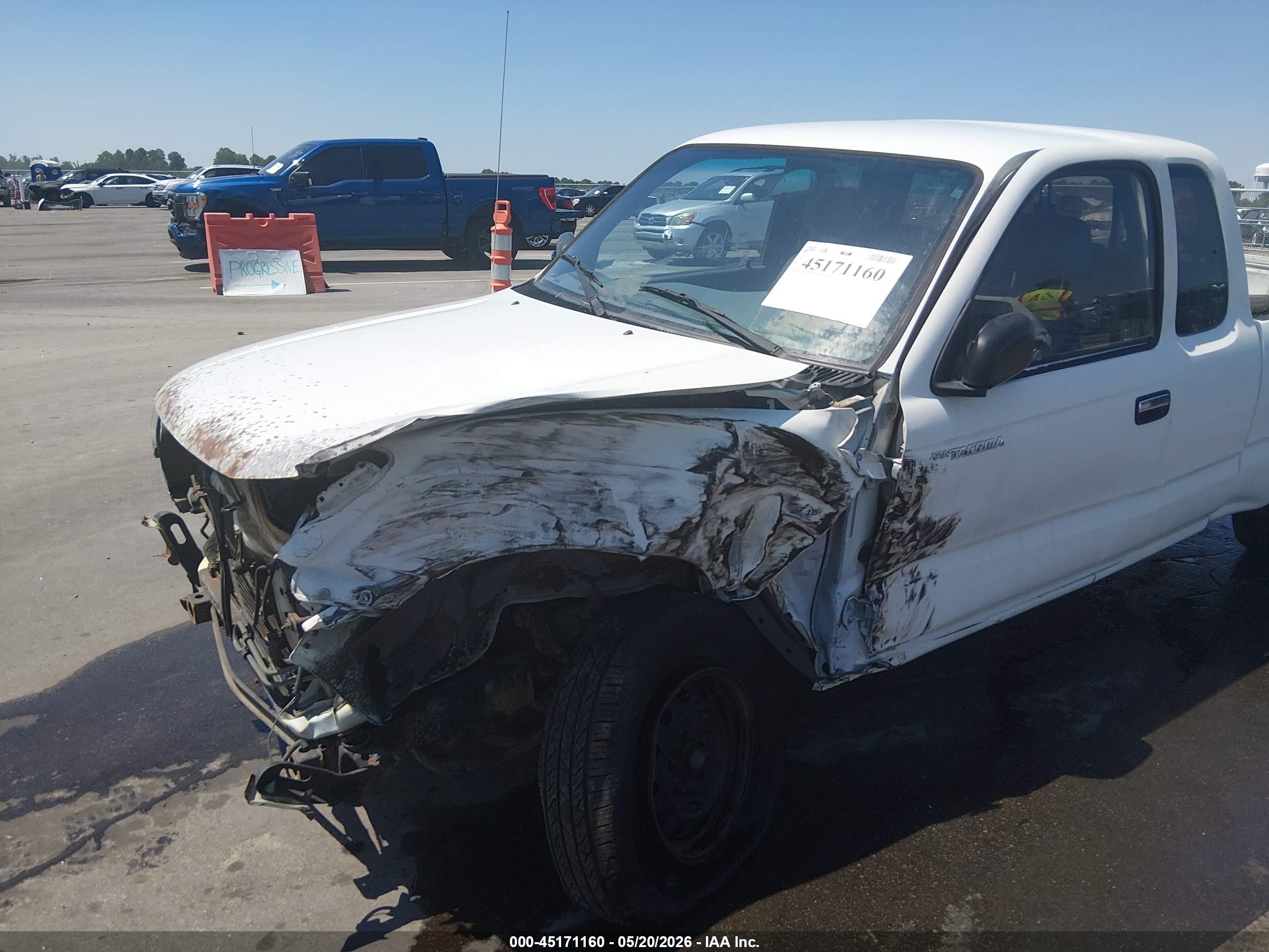 1995 Toyota Tacoma Xtracab White vin: 4TAUN53B8SZ029995