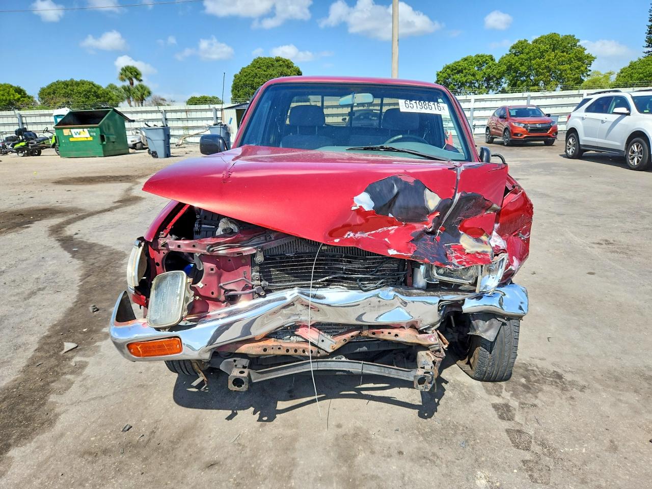 1995 Toyota Tacoma Base Burgundy vin: 4TAUN53B9SZ043906